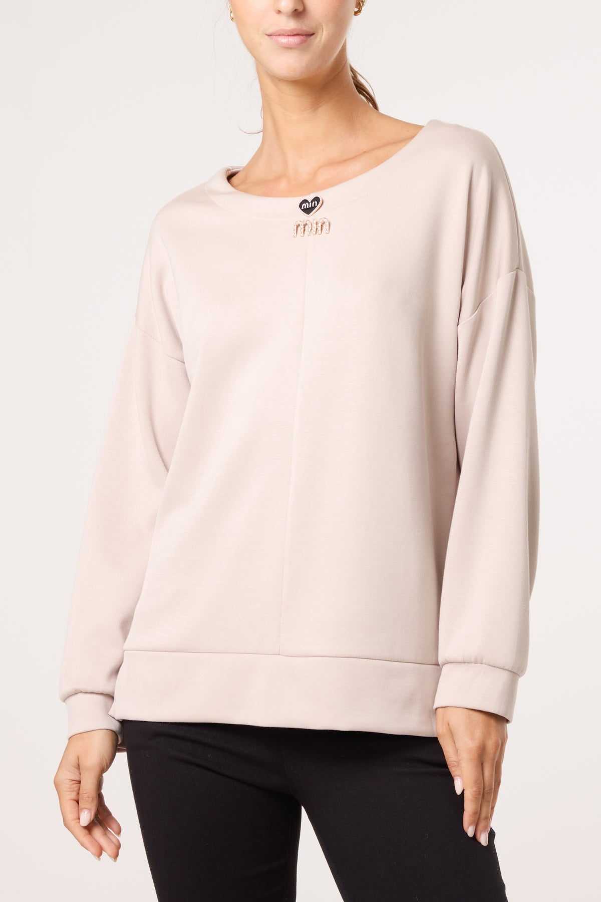 Round Neck Soft Touch Sweatshirt