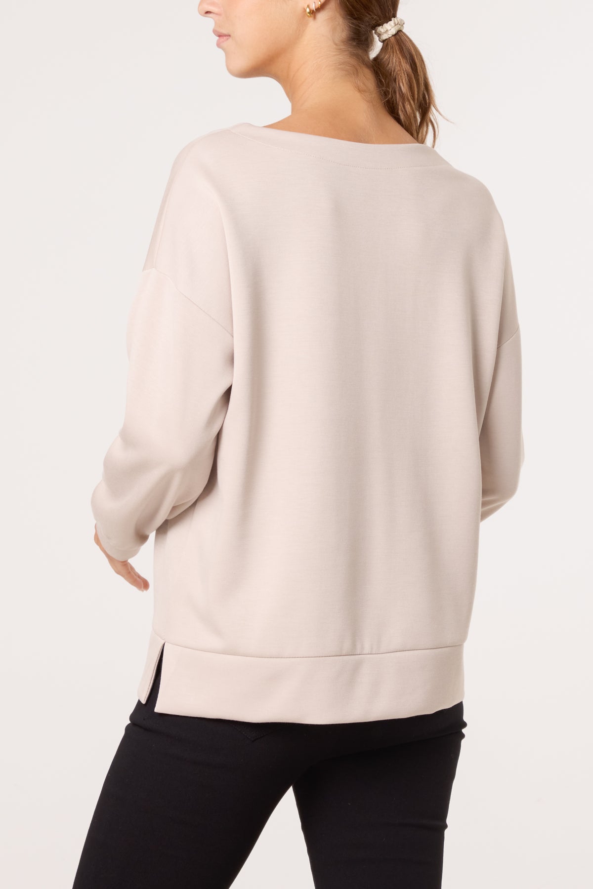 Round Neck Soft Touch Sweatshirt