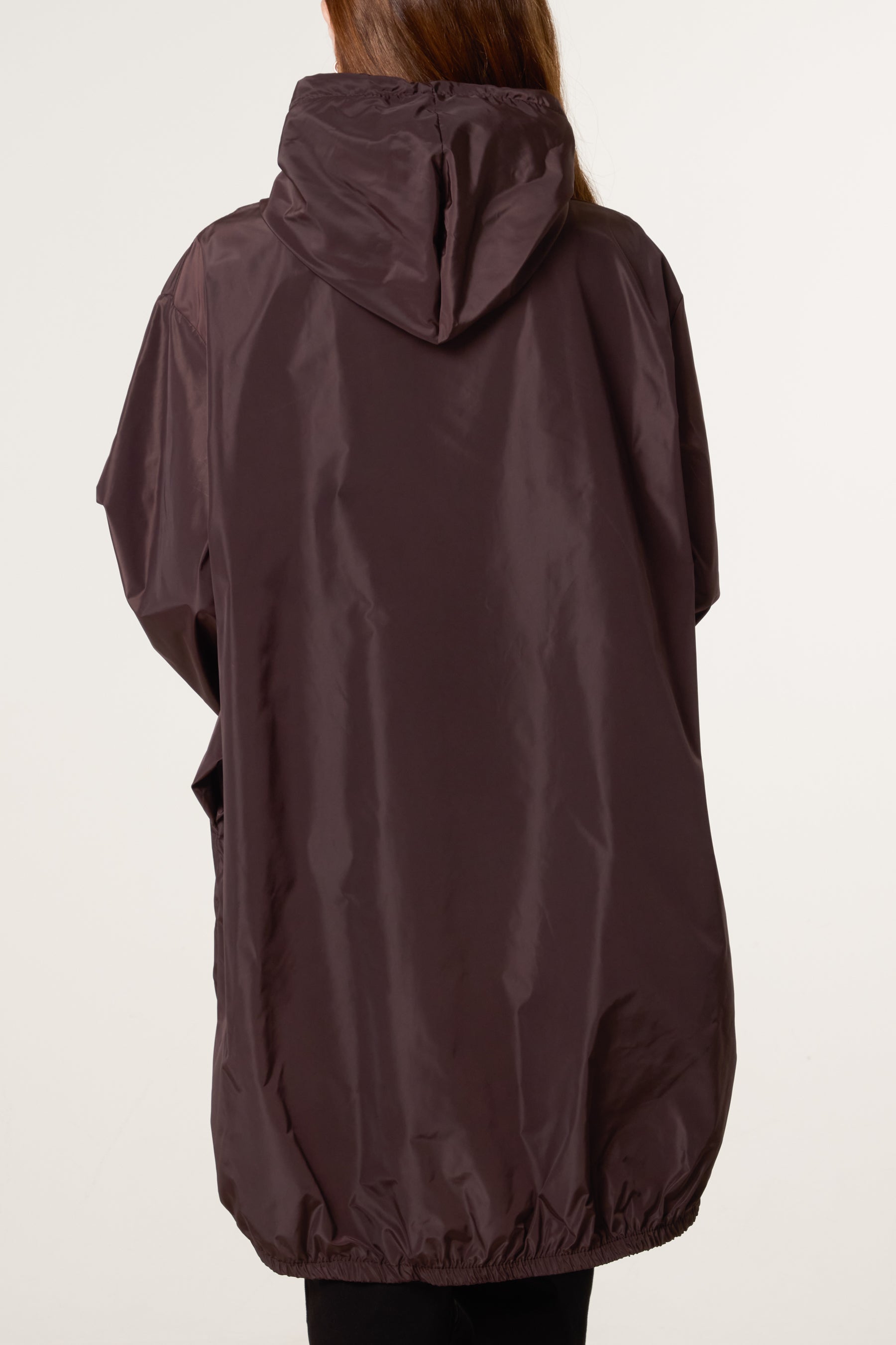 Zip Up Hooded Rain Coat