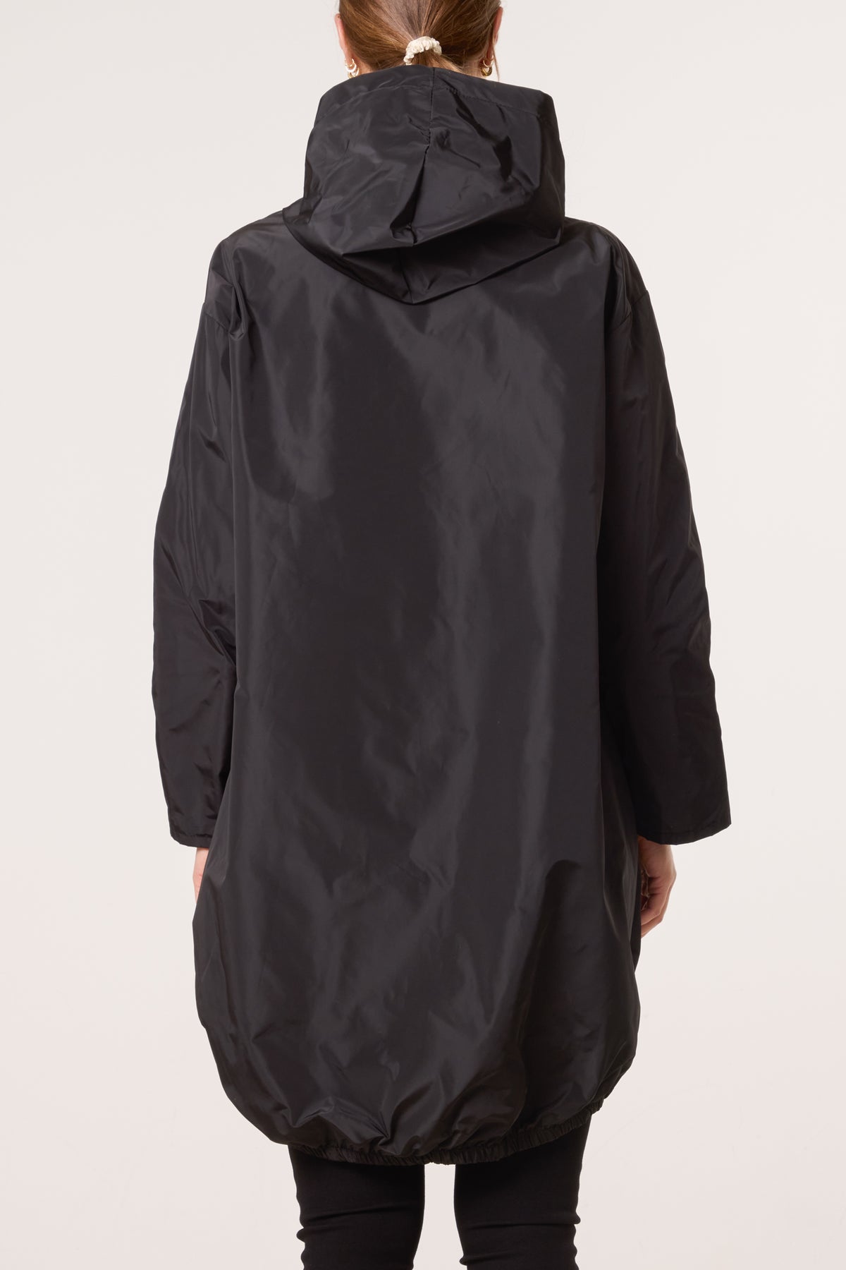 Zip Up Hooded Rain Coat