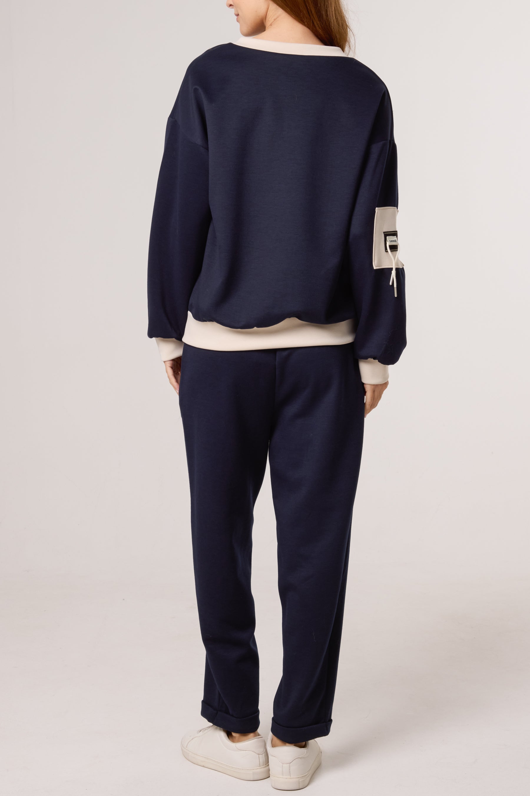 Contrast Border Soft Touch Tracksuit