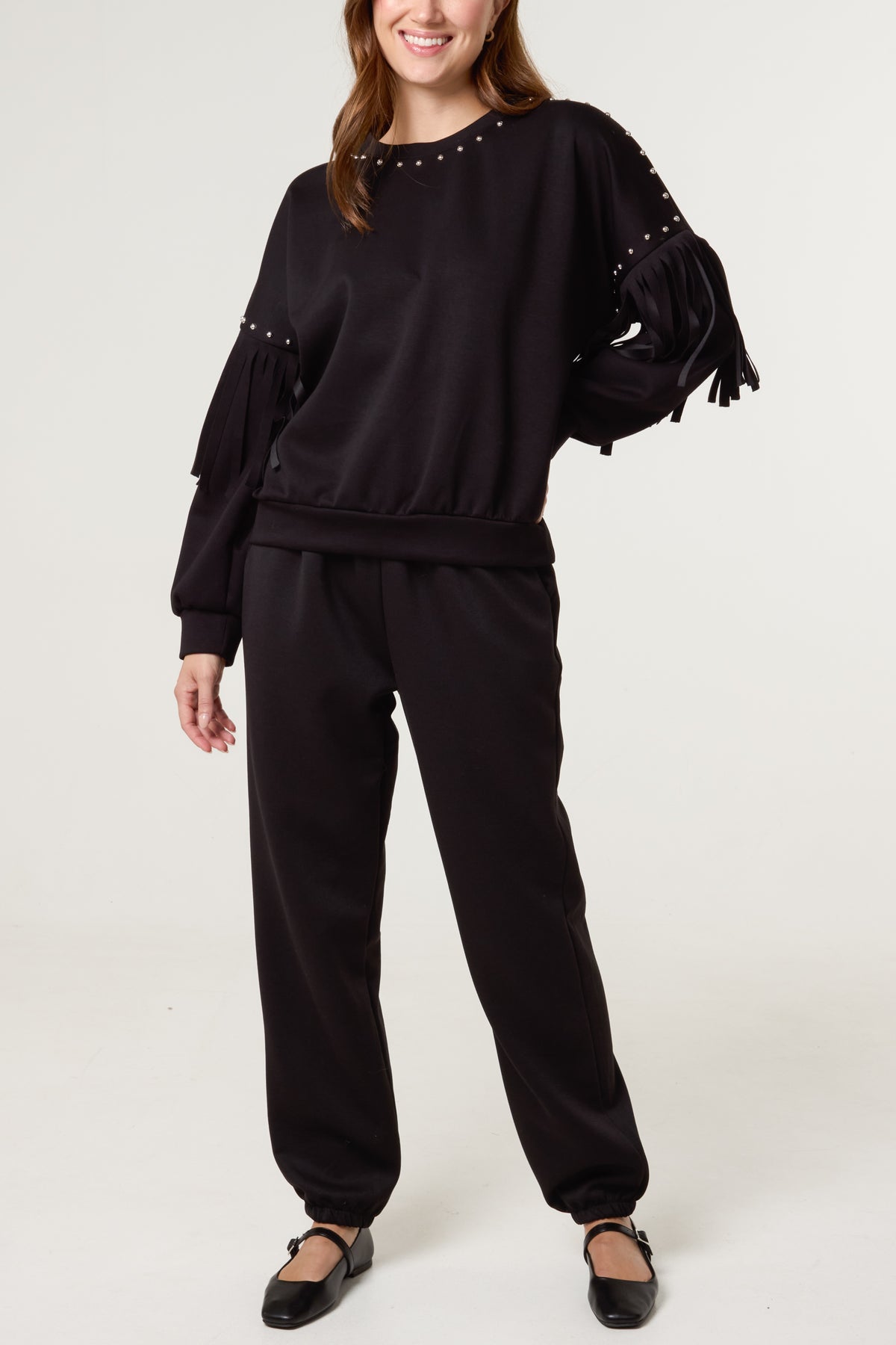 Fringed & Studded Tracksuit