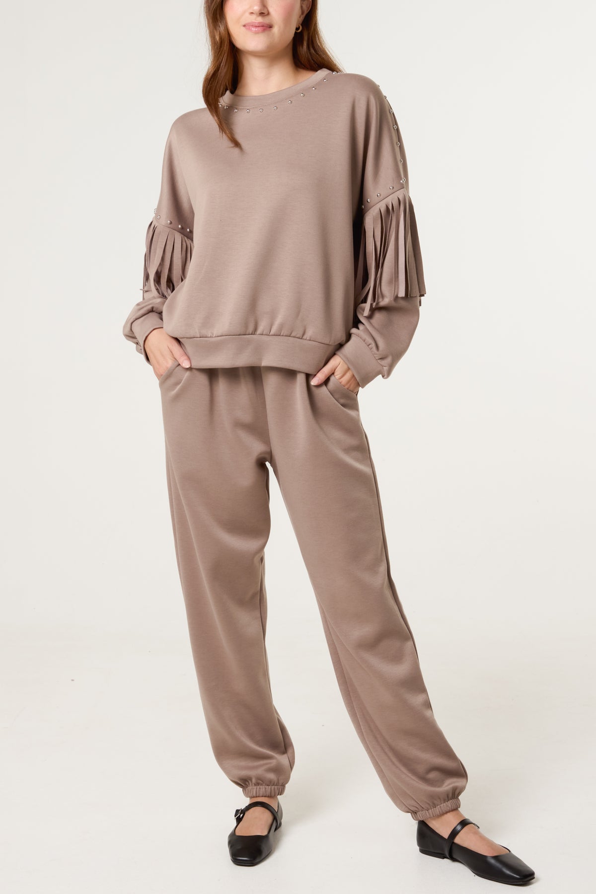 Fringed & Studded Tracksuit