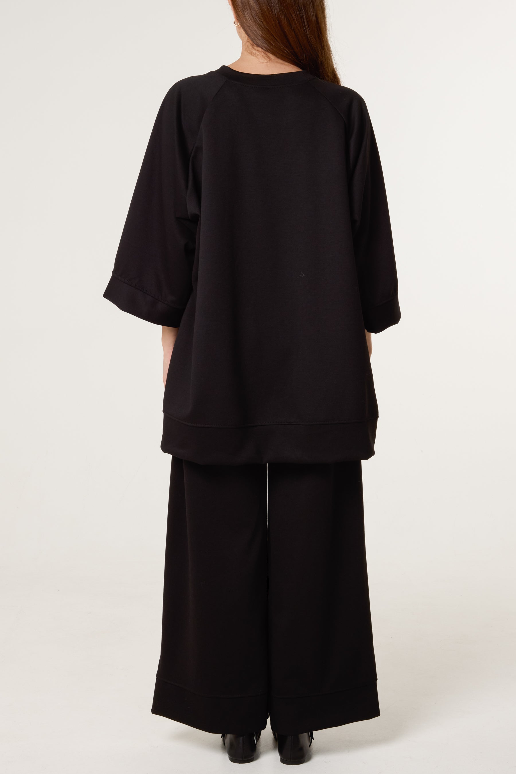 Ranglan Sleeve Oversized Tracksuit