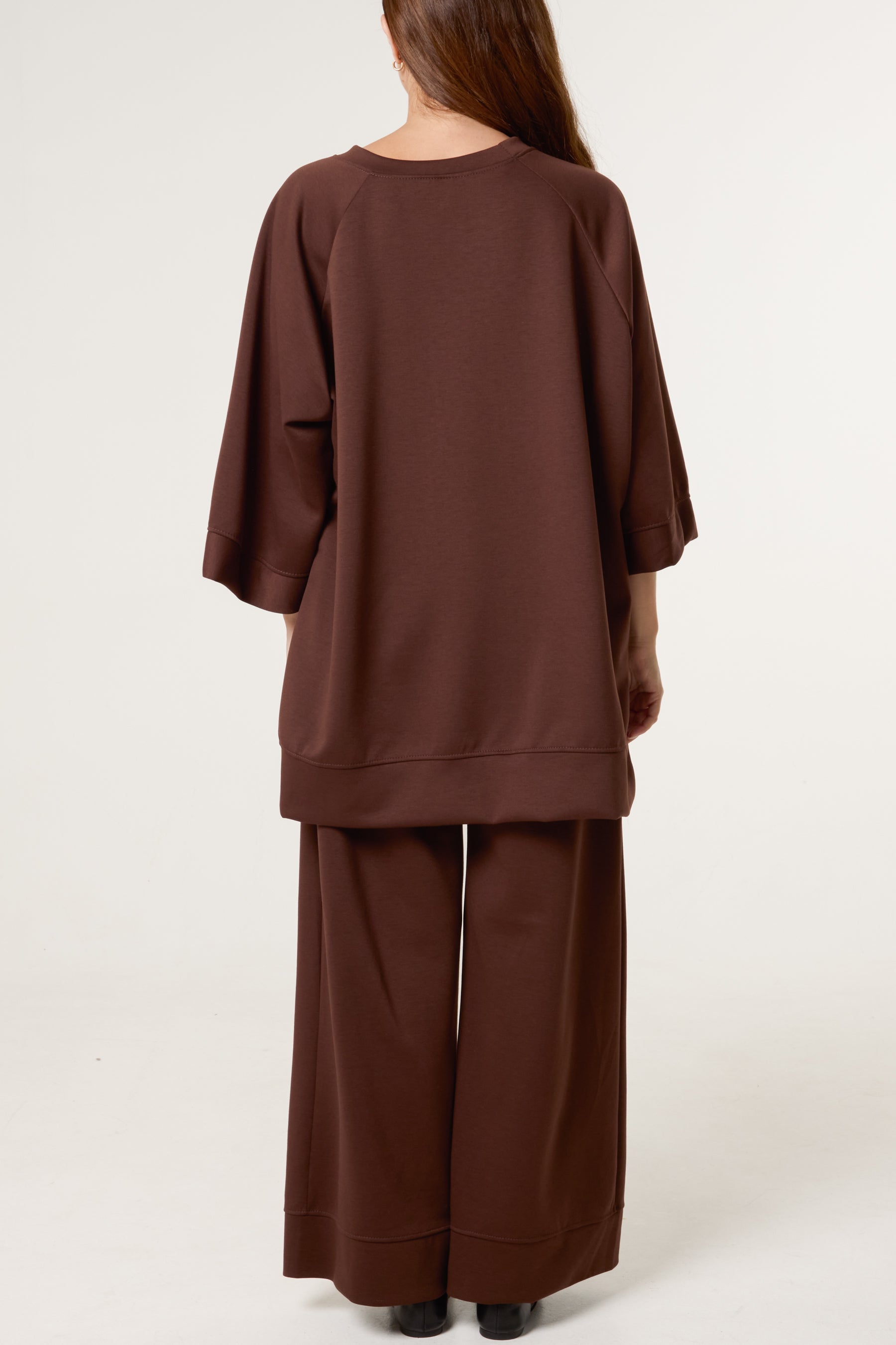 Ranglan Sleeve Oversized Tracksuit