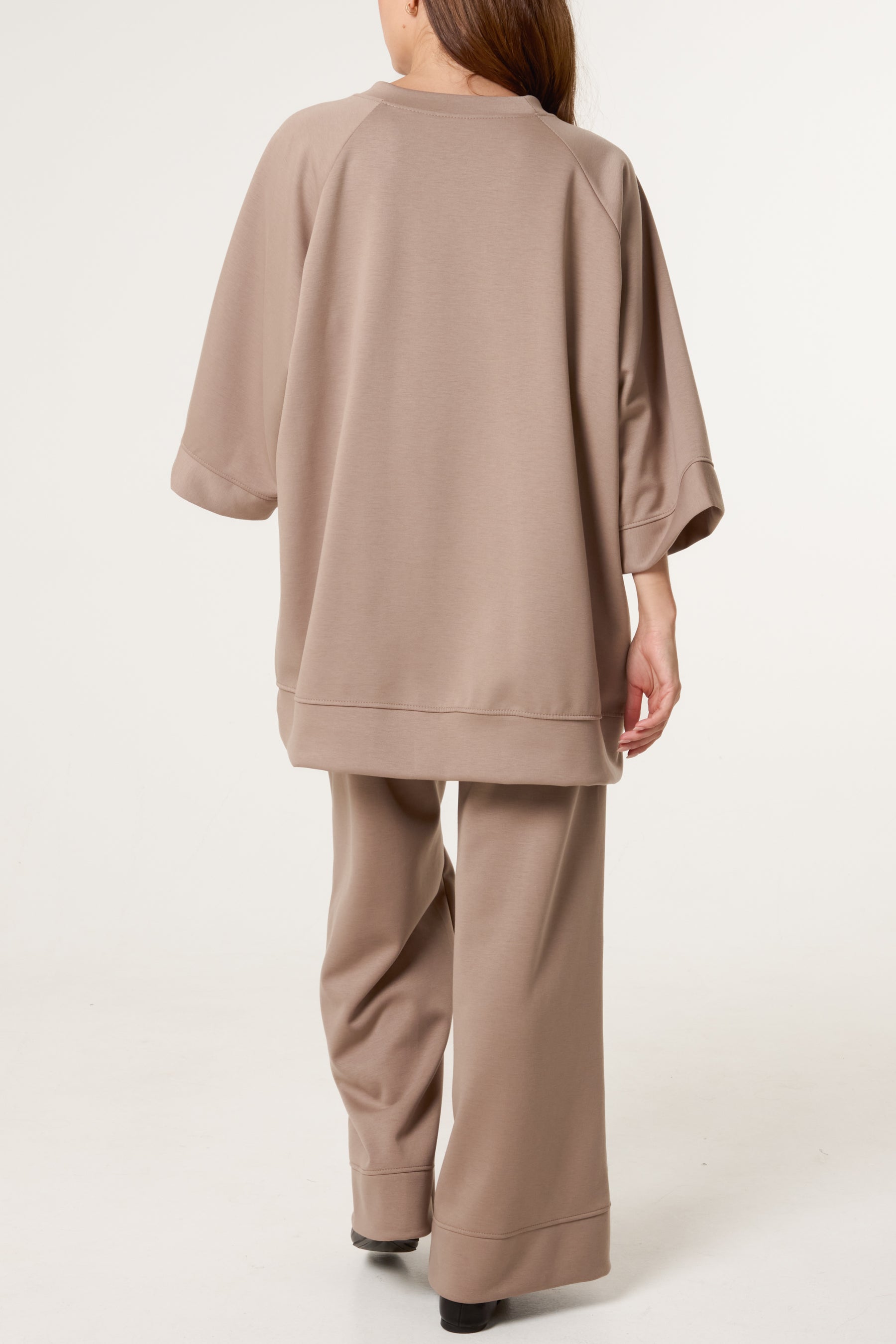 Ranglan Sleeve Oversized Tracksuit
