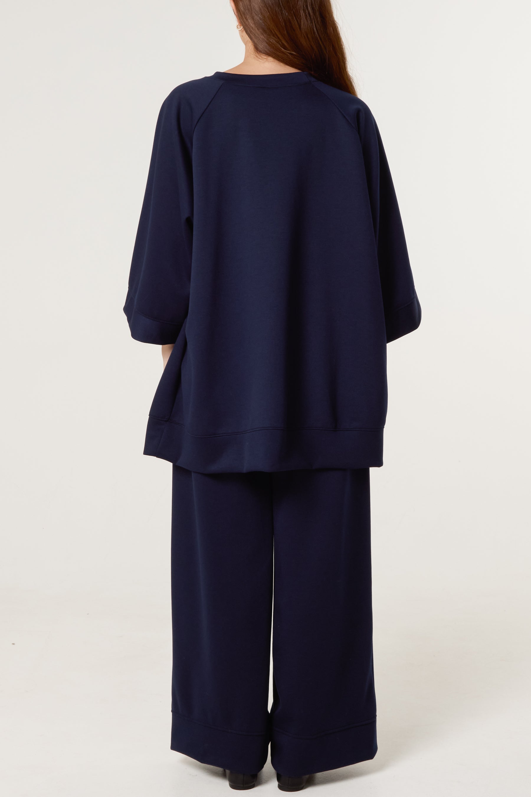 Ranglan Sleeve Oversized Tracksuit