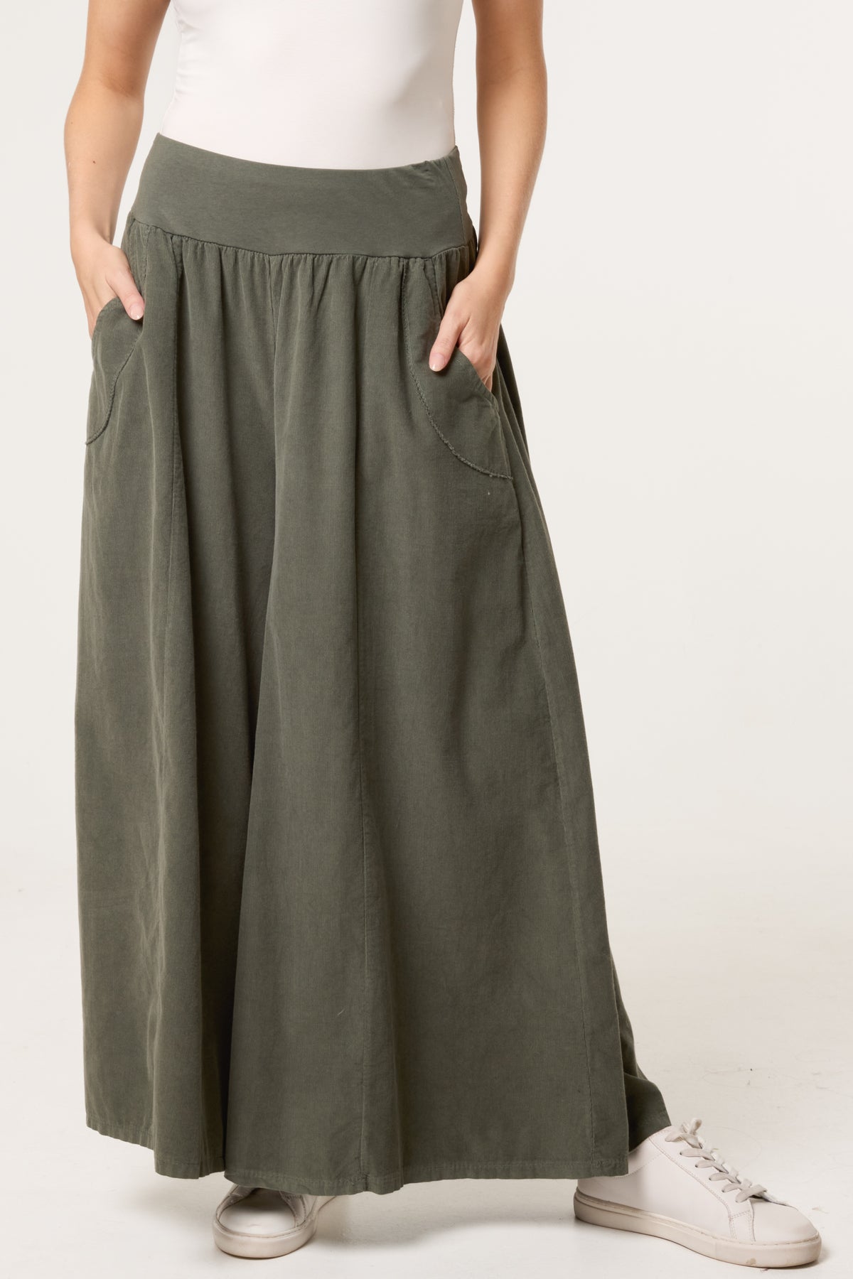 Baby Corduroy Wide Leg Trouser