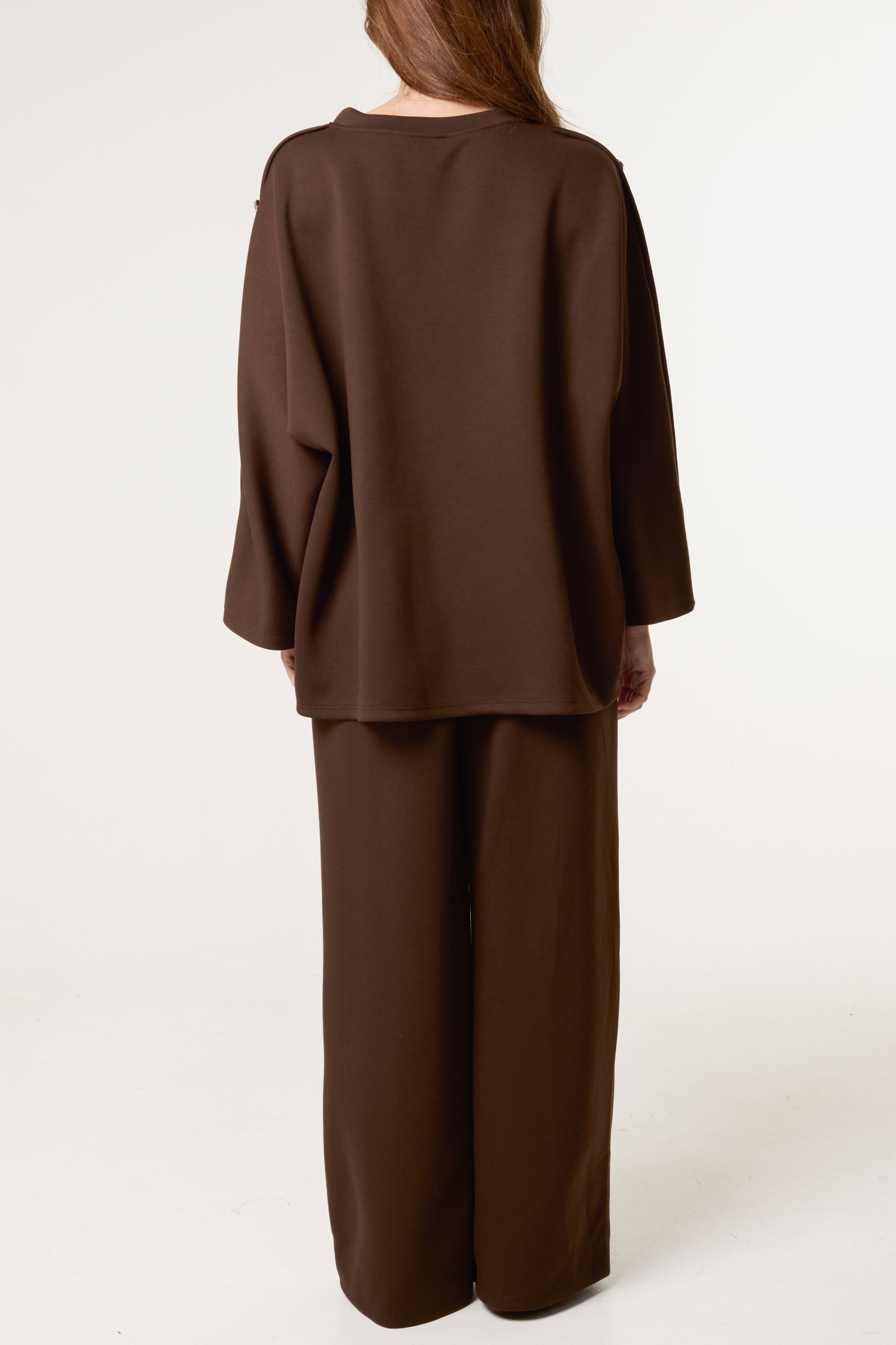 Gold Button Soft Touch Tracksuit
