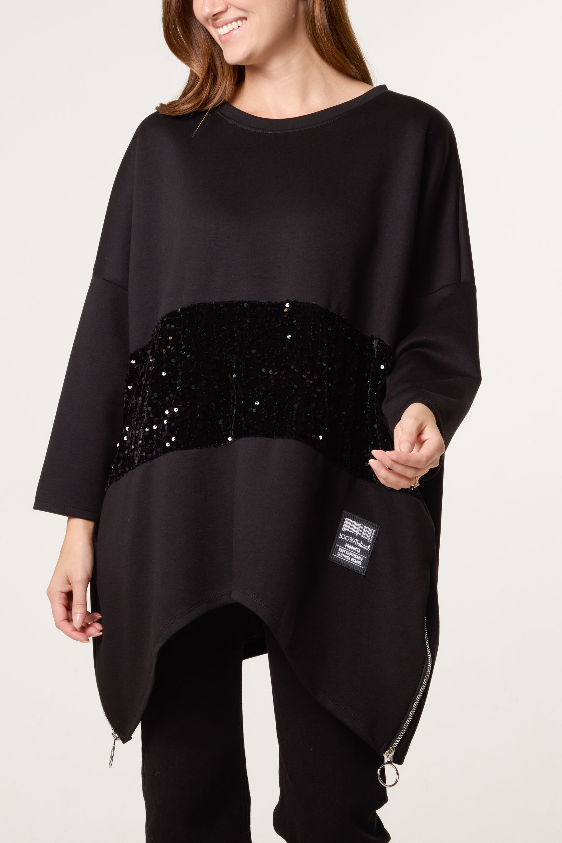Velvet Sequins Soft Touch Sweatshirt