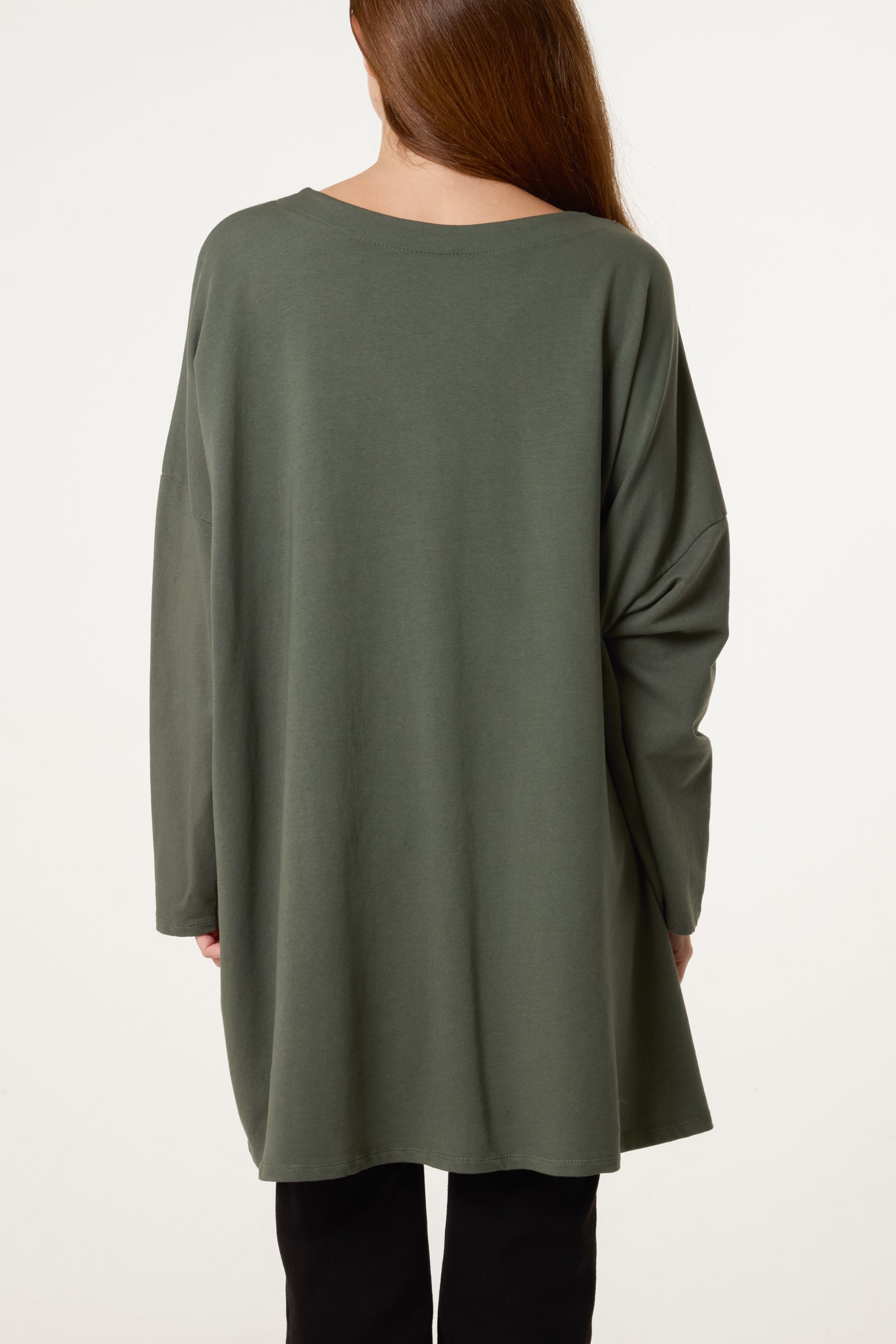 Sequin Star Cotton Blend Sweat Top