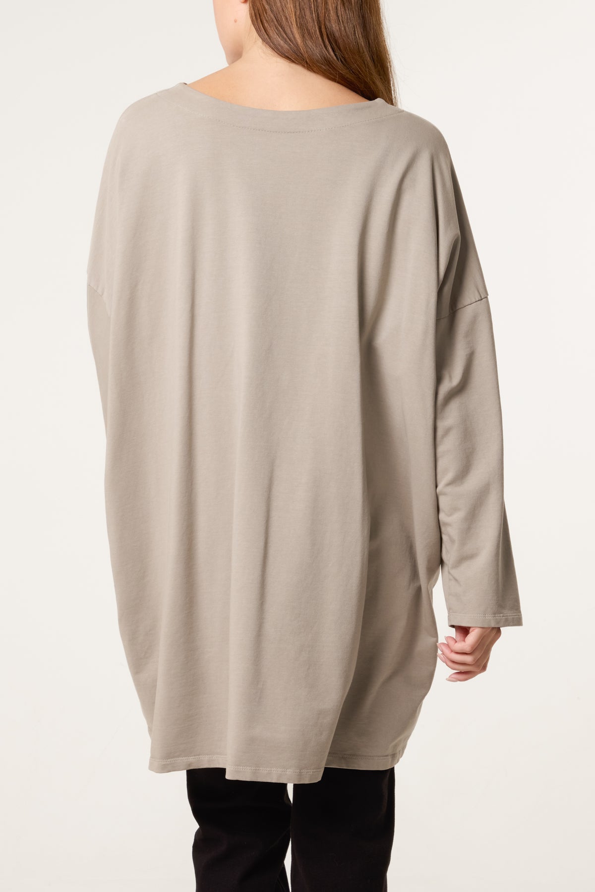 Sequin Star Cotton Blend Sweat Top