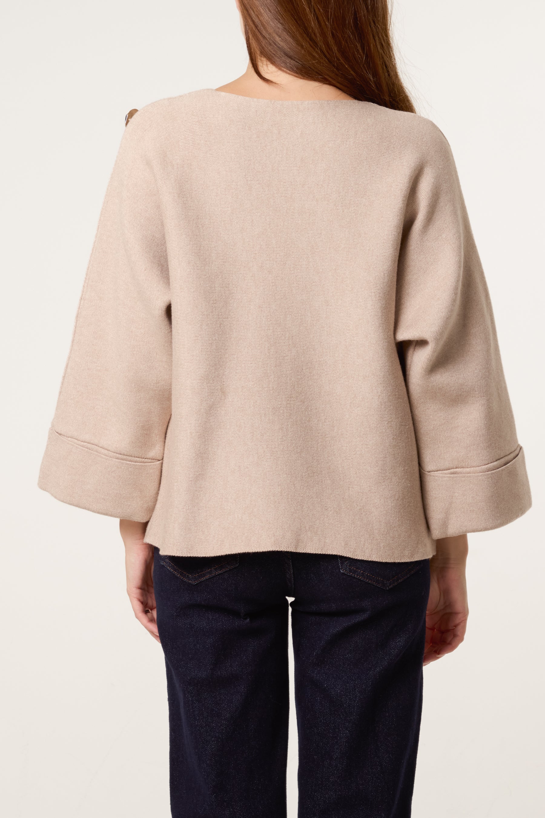 Gold Button Detail Jumper