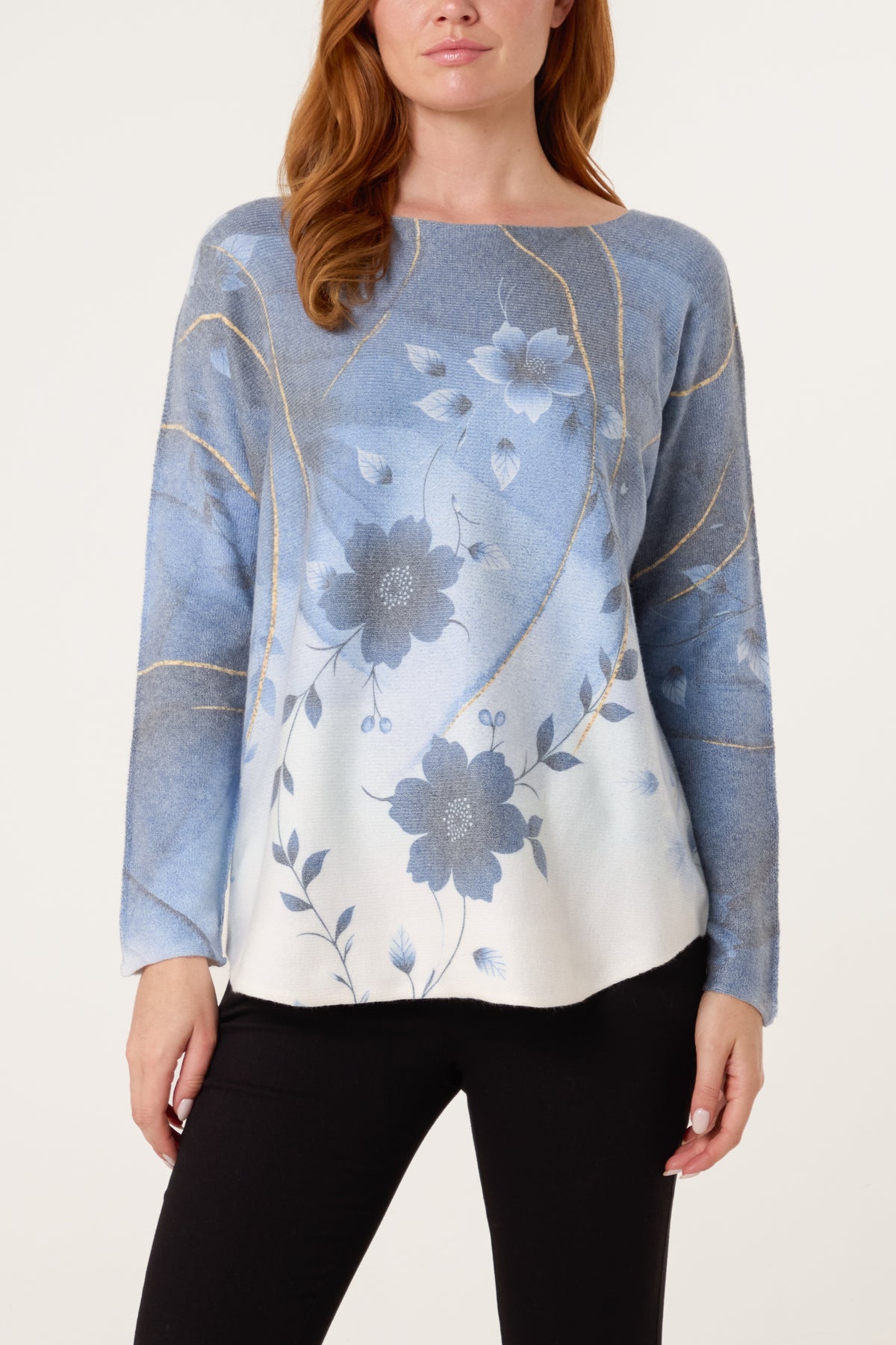 Lotus Flower Fine Knit Jumper