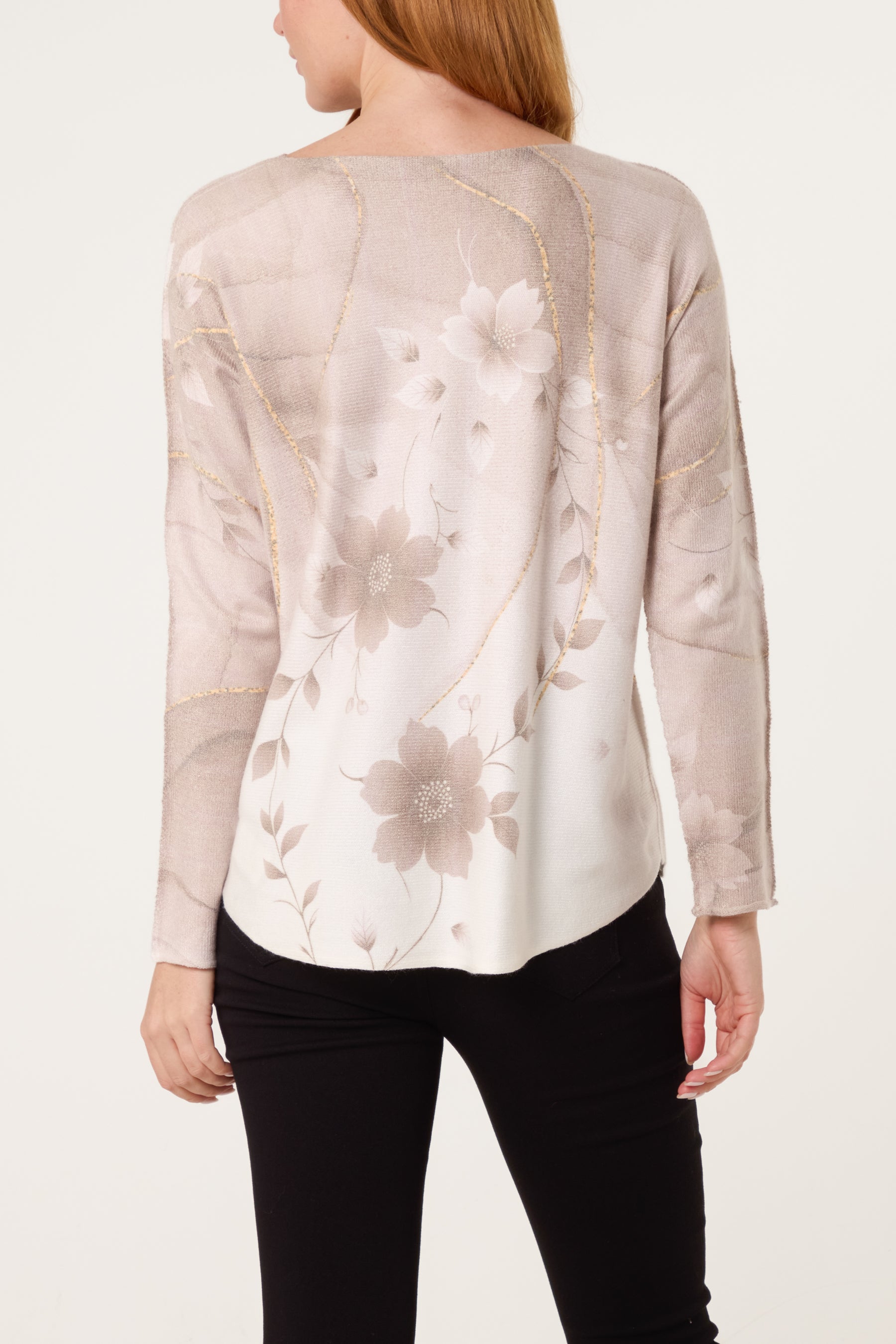 Lotus Flower Fine Knit Jumper