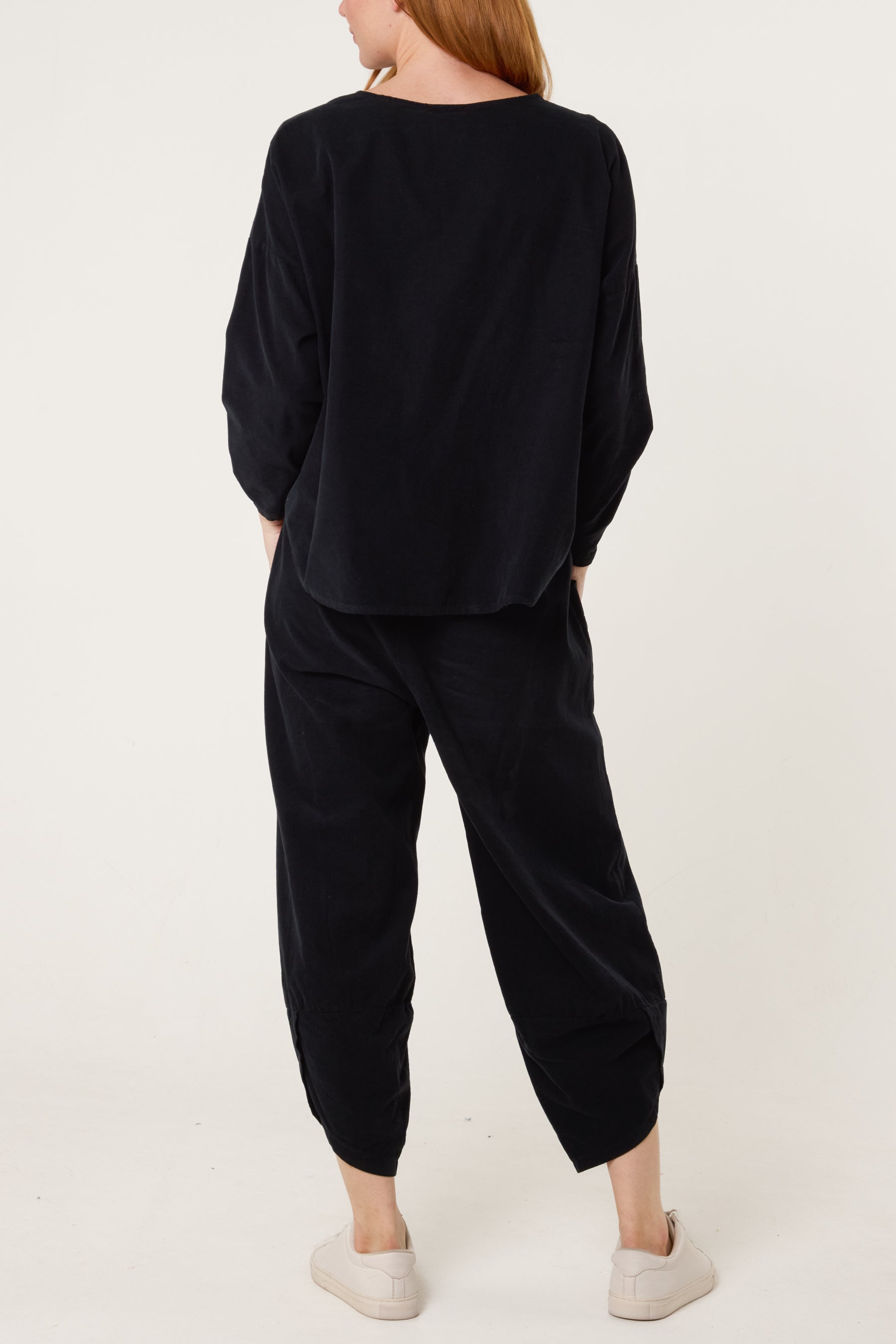 Baby Corduroy Blouse & Trousers Set