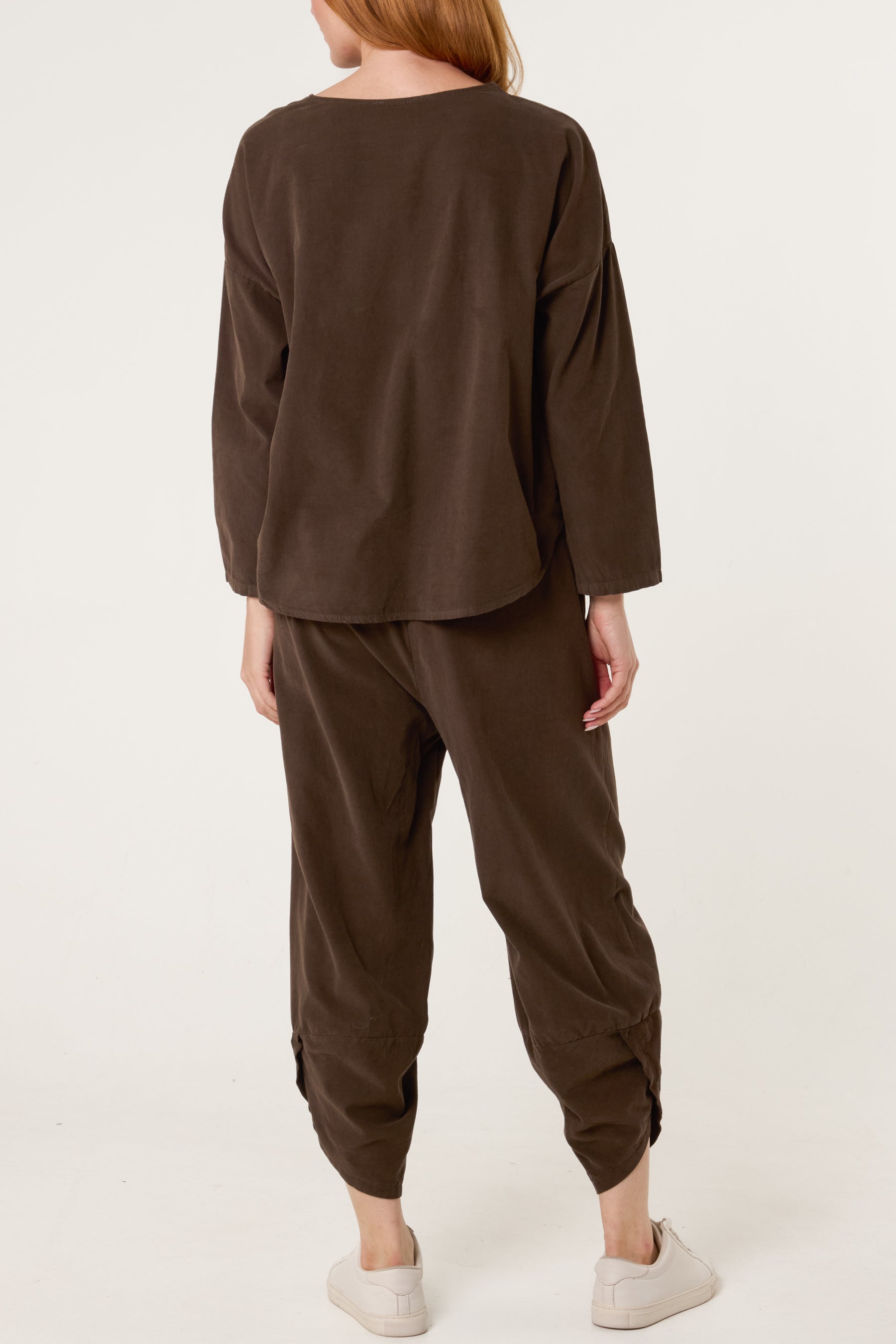 Baby Corduroy Blouse & Trousers Set