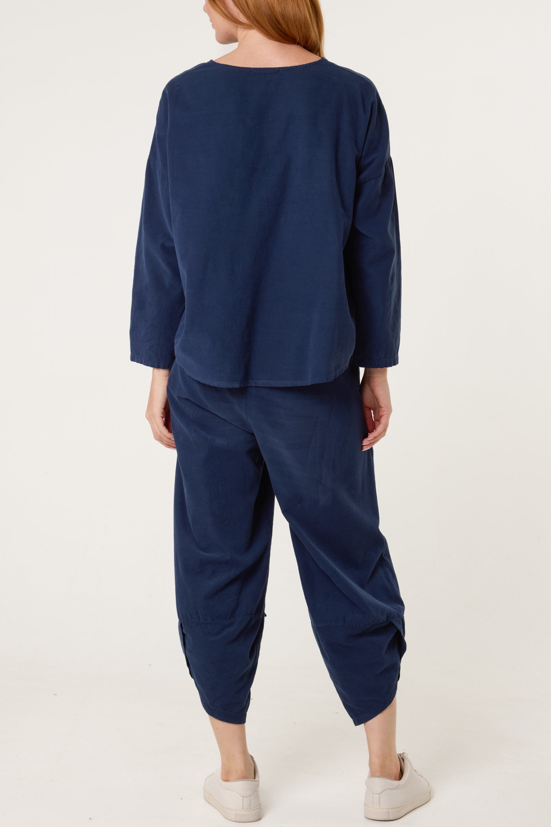 Baby Corduroy Blouse & Trousers Set