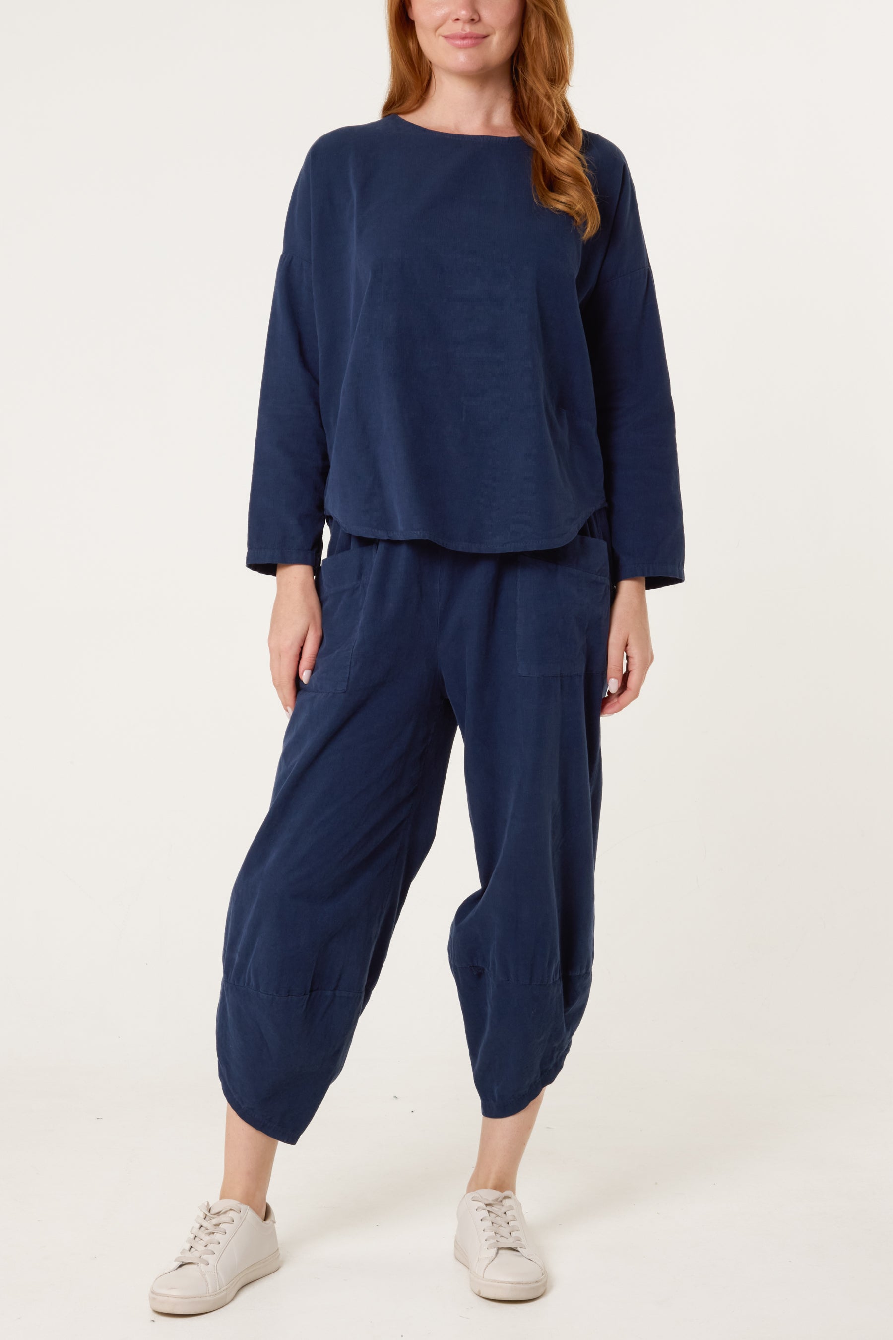 Baby Corduroy Blouse & Trousers Set