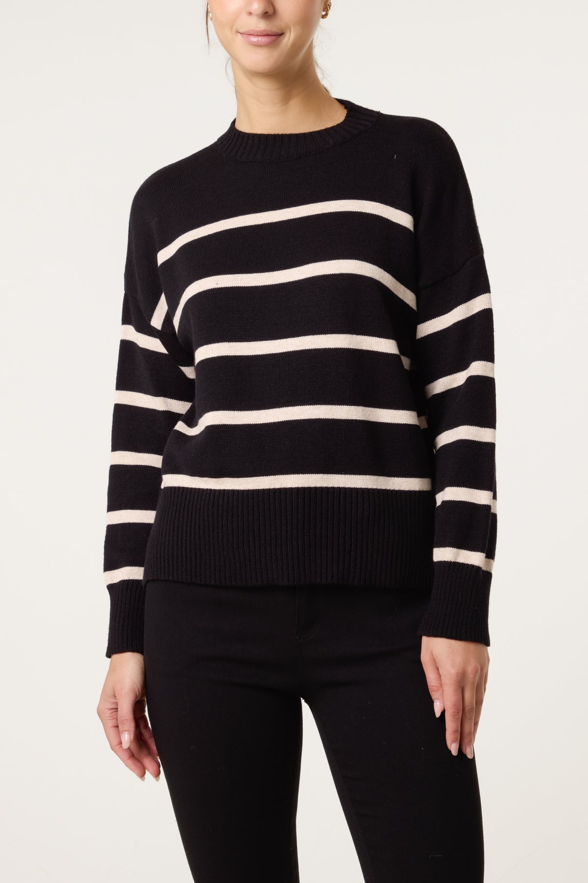 Round Neck Stripe Jumper
