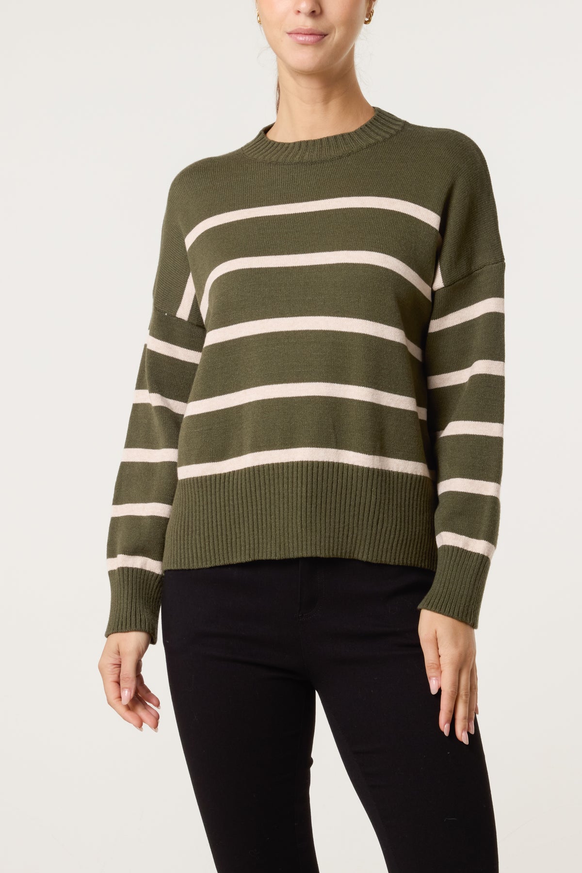 Round Neck Stripe Jumper