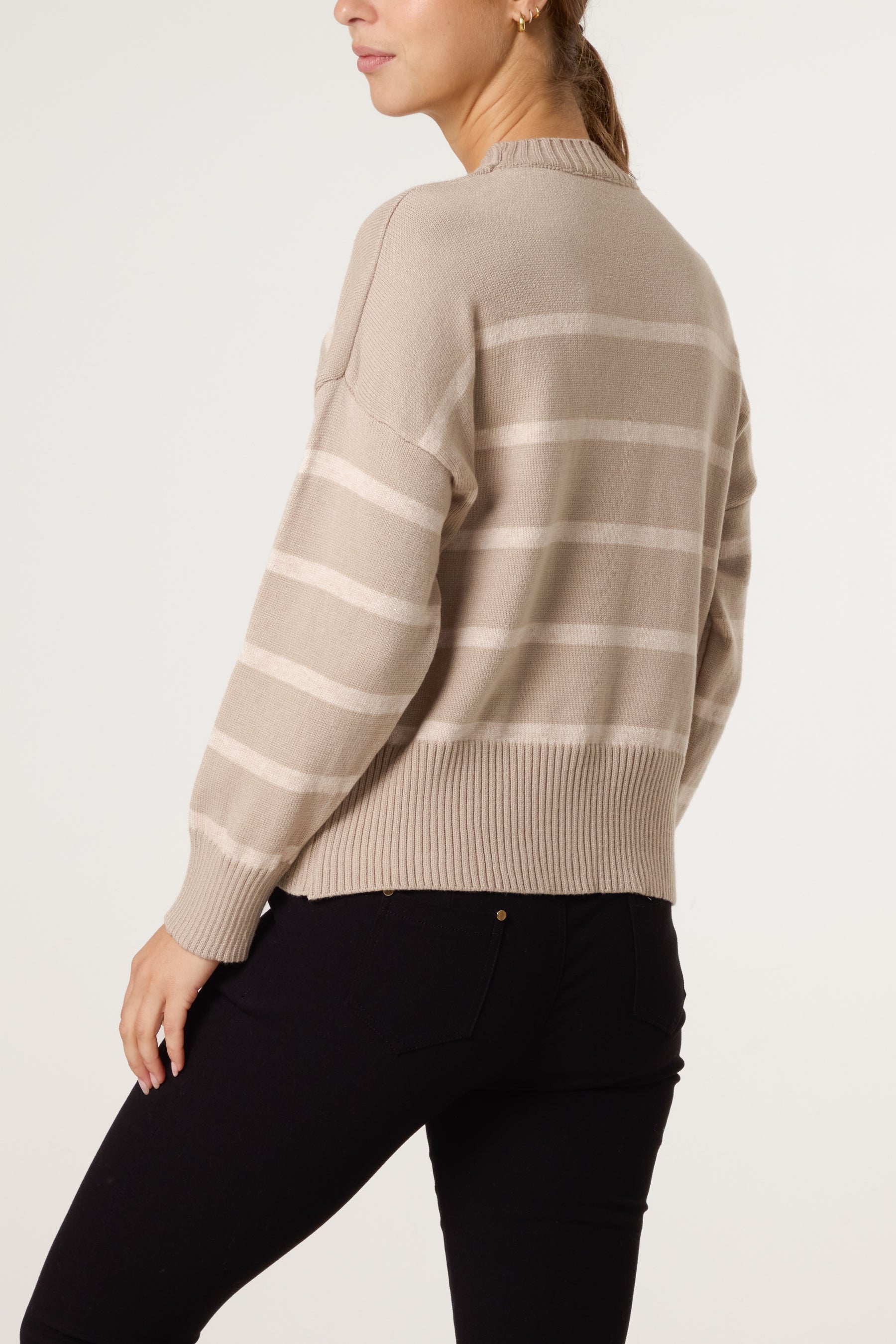 Round Neck Stripe Jumper