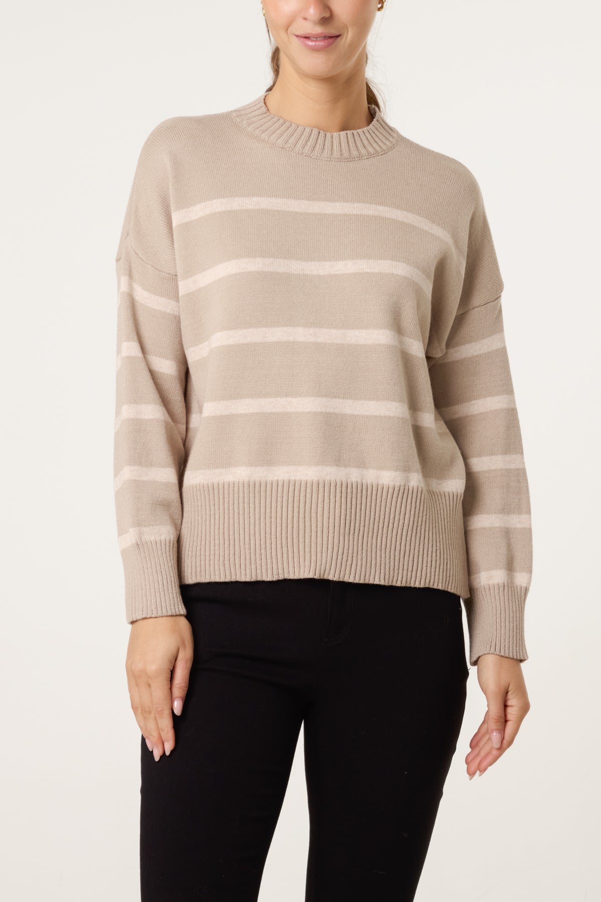 Round Neck Stripe Jumper