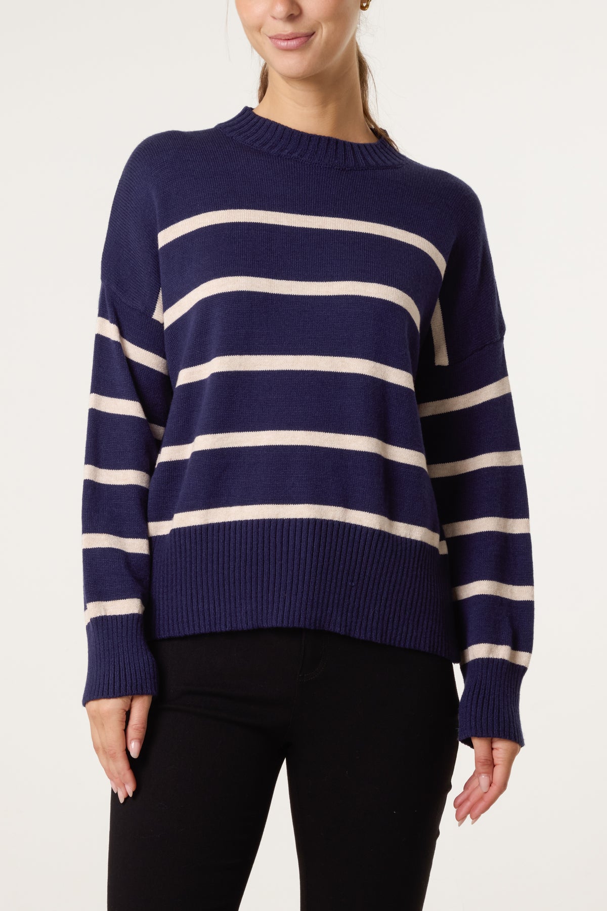 Round Neck Stripe Jumper