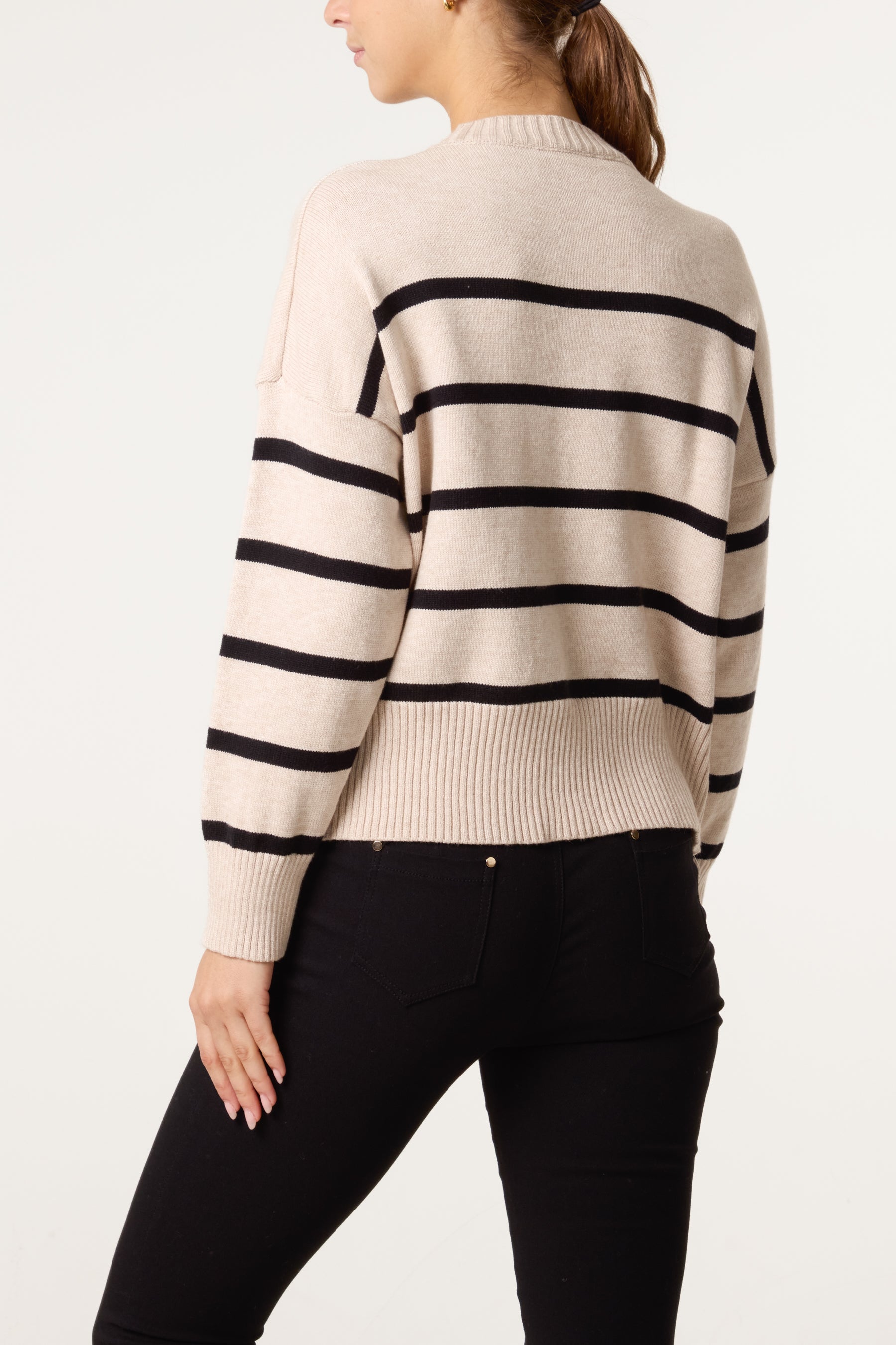 Round Neck Stripe Jumper