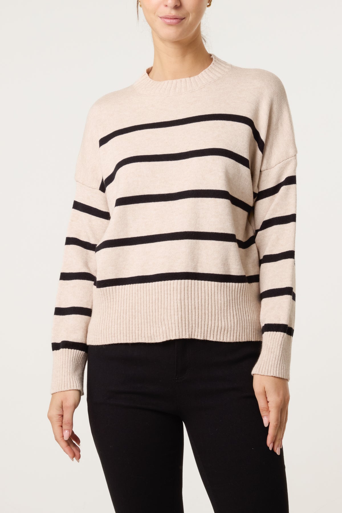 Round Neck Stripe Jumper