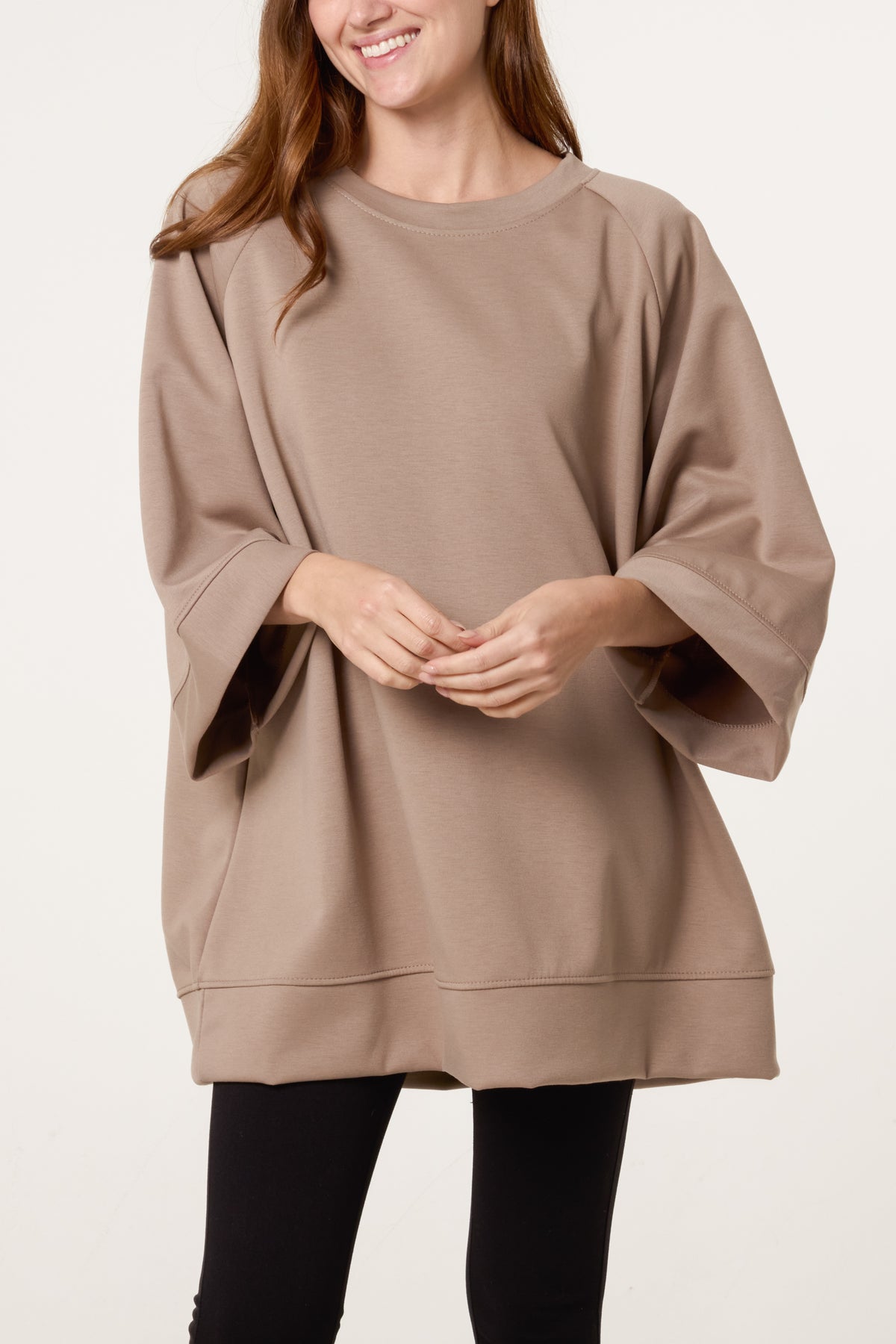 Wide Sleeve Soft Touch Sweatshirt