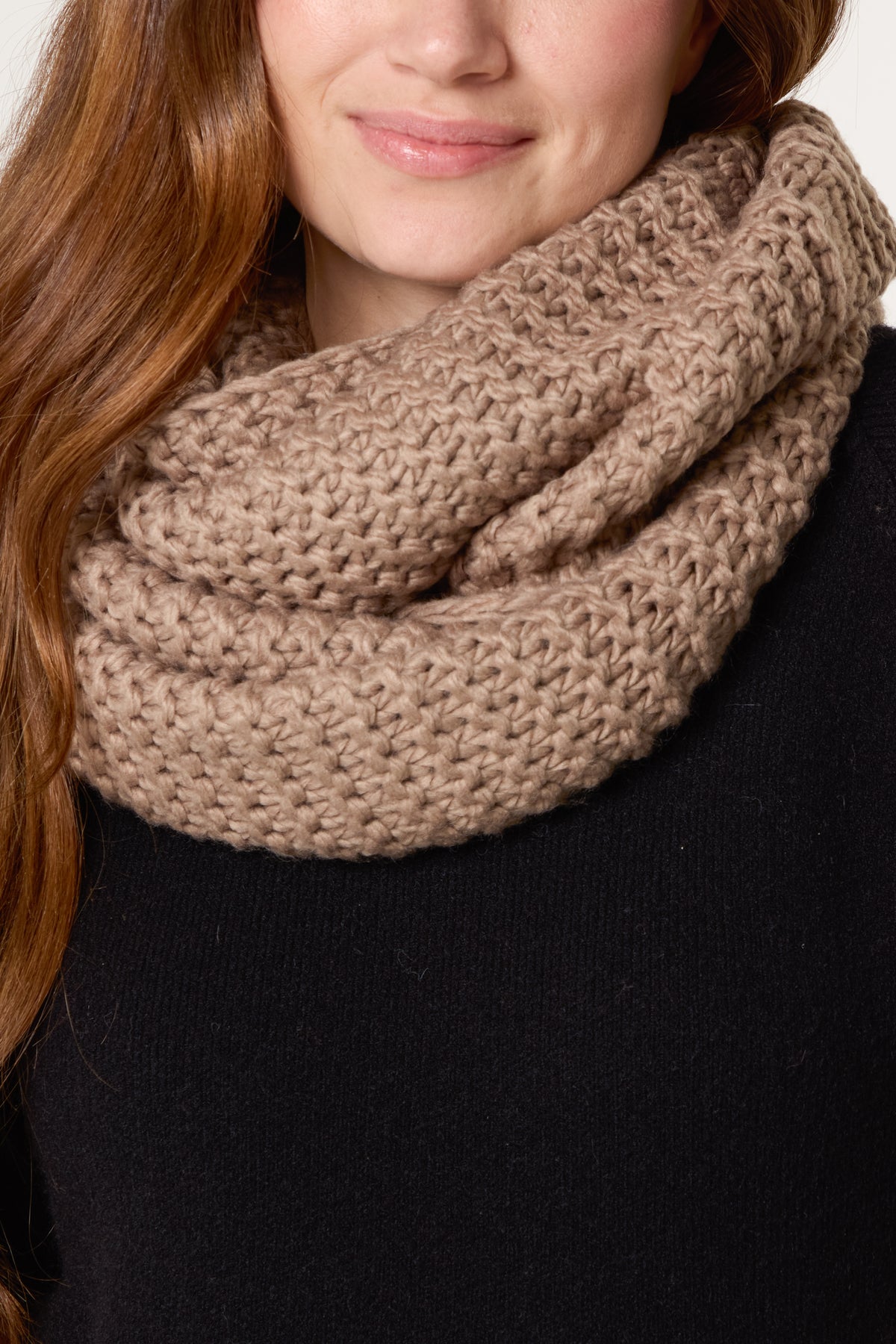 Chunky Knit Snood Scarfs