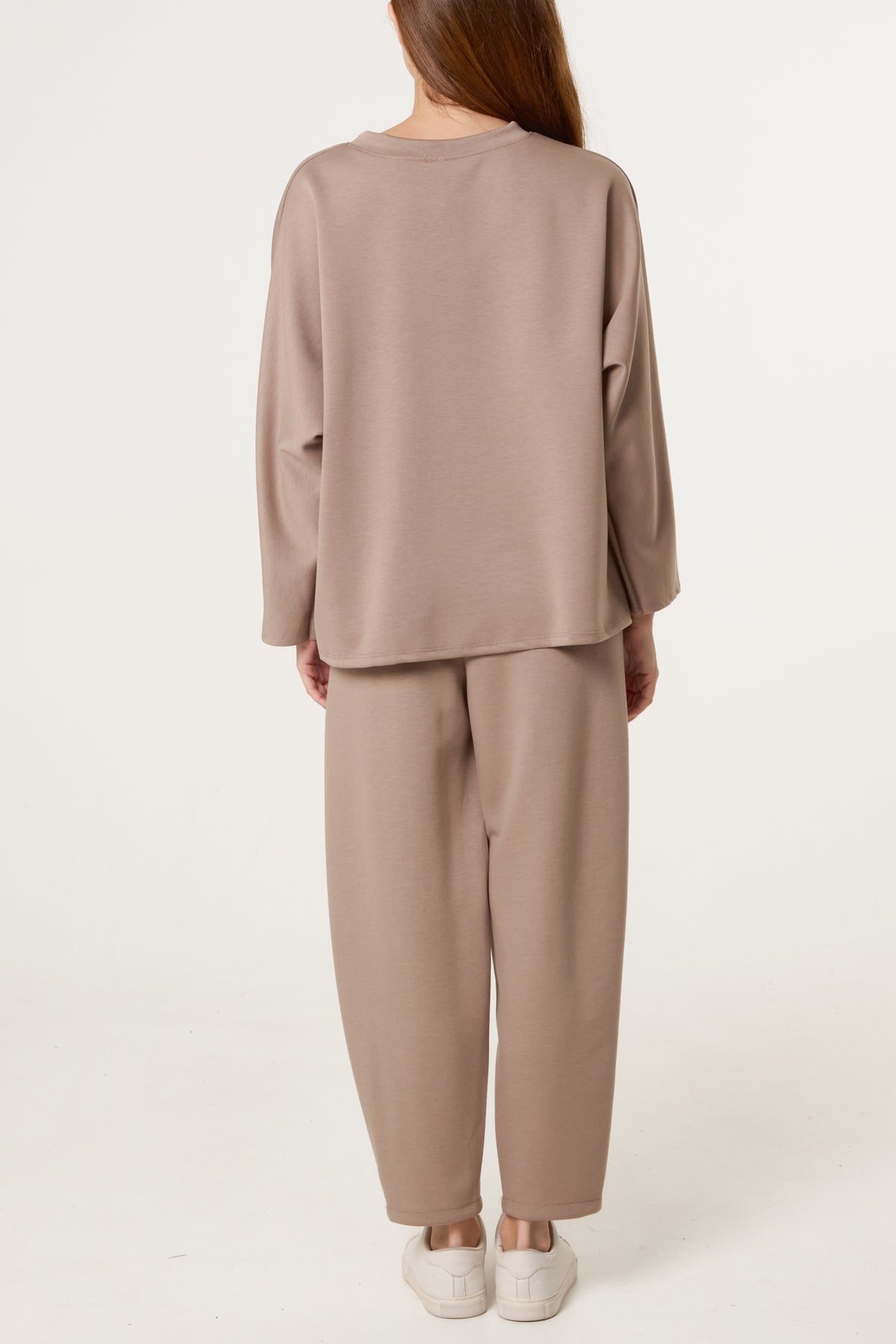 Top & Front Crease Barrel Trousers Set