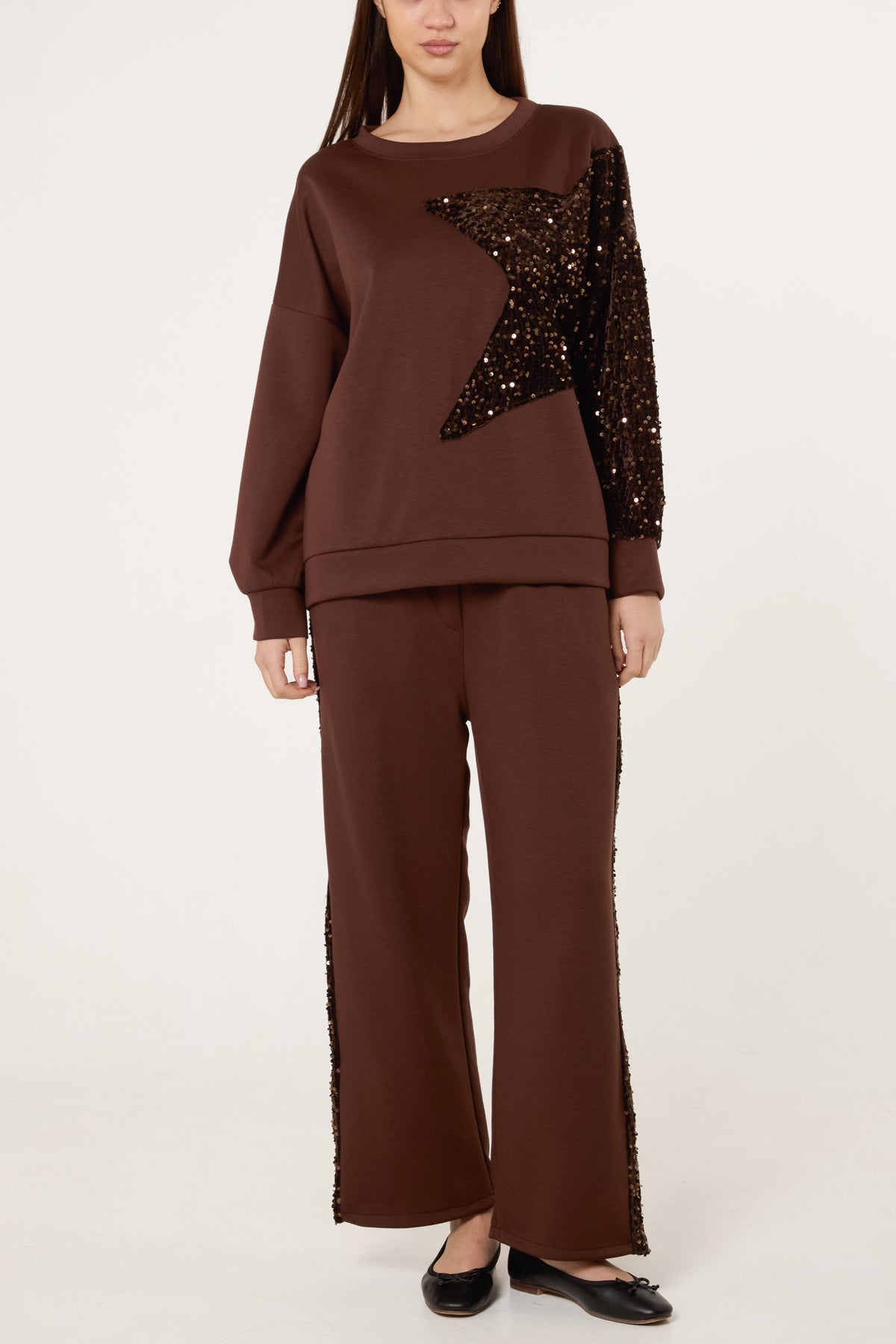 Sequin Star Soft Touch Tracksuit