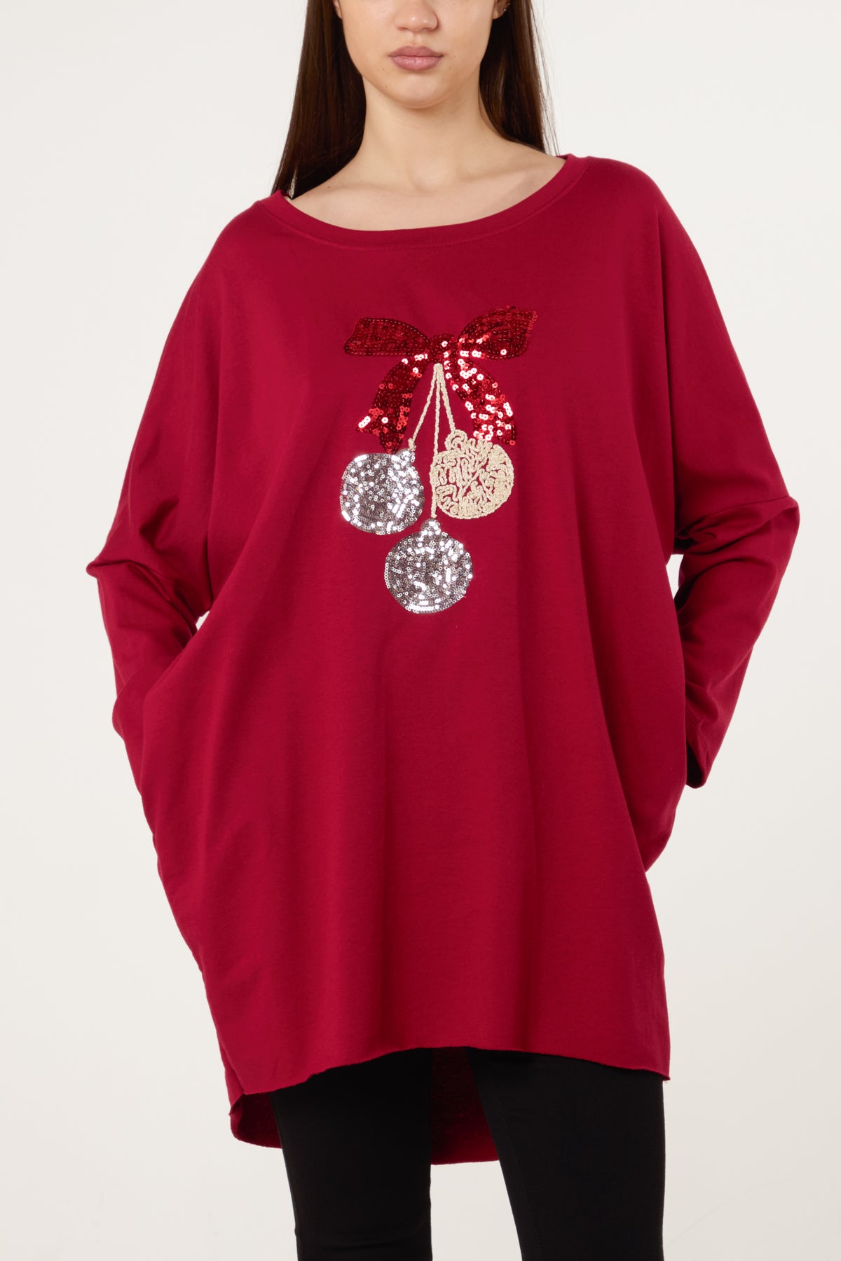 Sparkling Baubles Sweat Dress