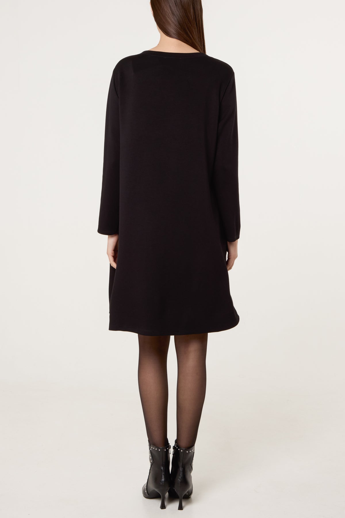 Sequin Insert Soft Touch Dress