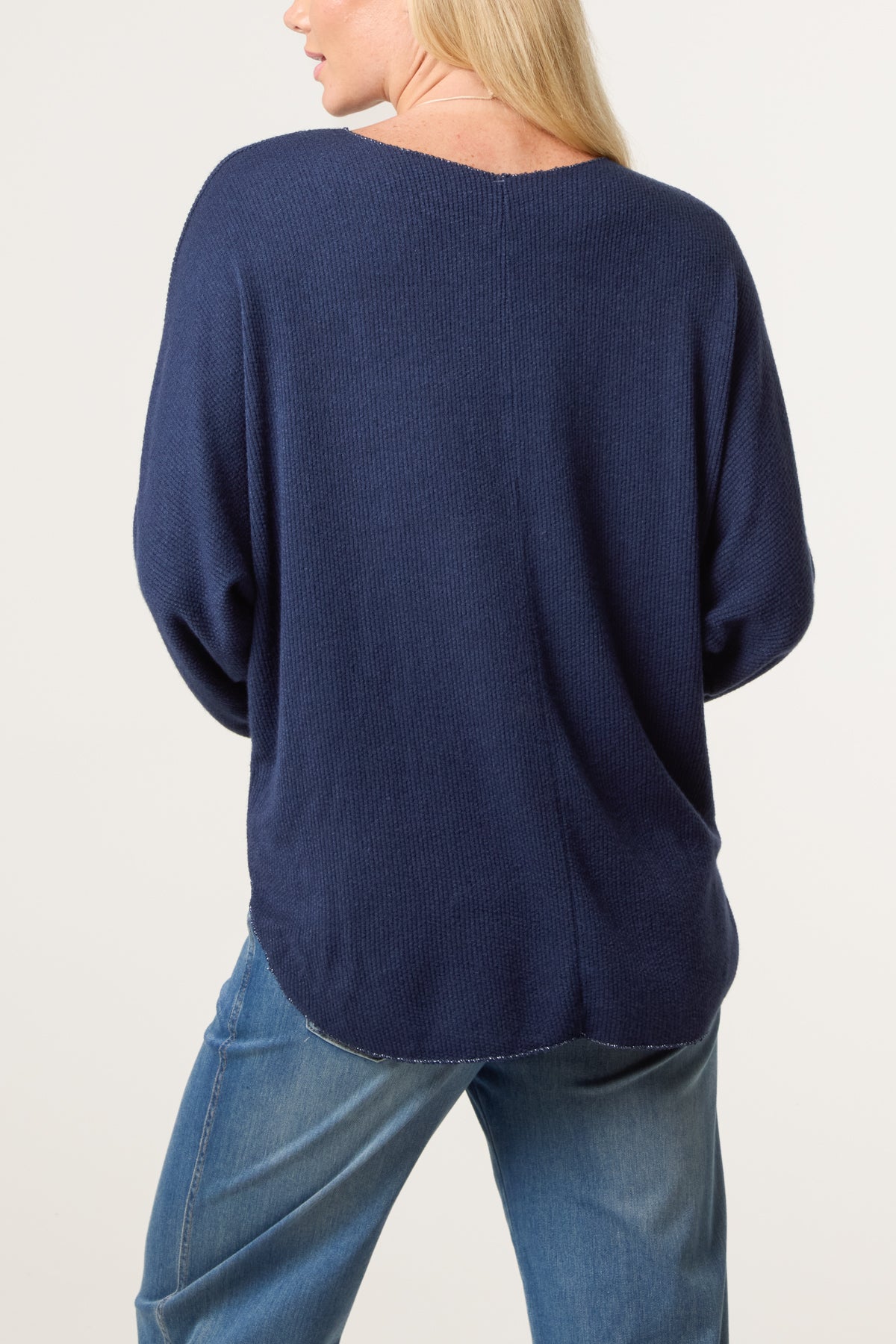 Necklace Batwing Texture Fine Knit