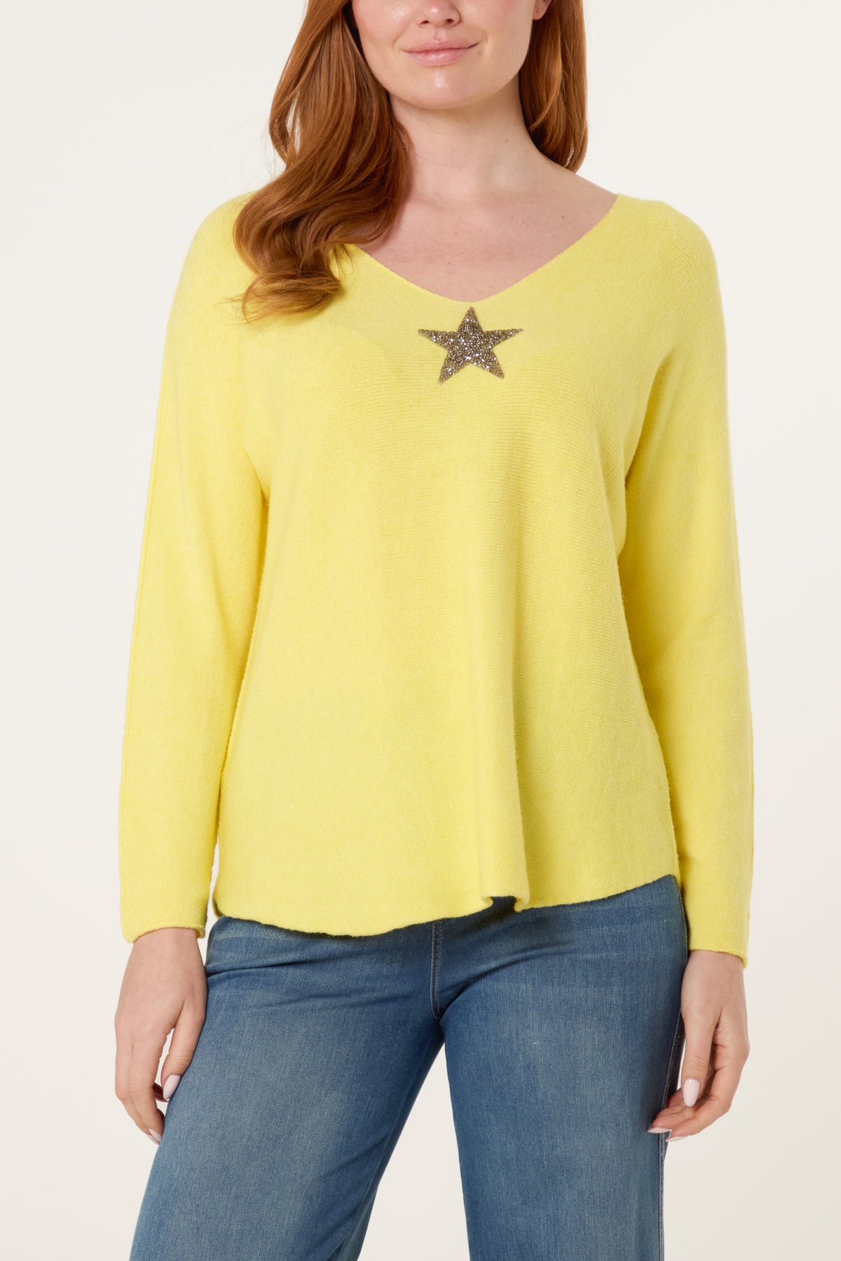 Diamante Star Soft Touch Jumper