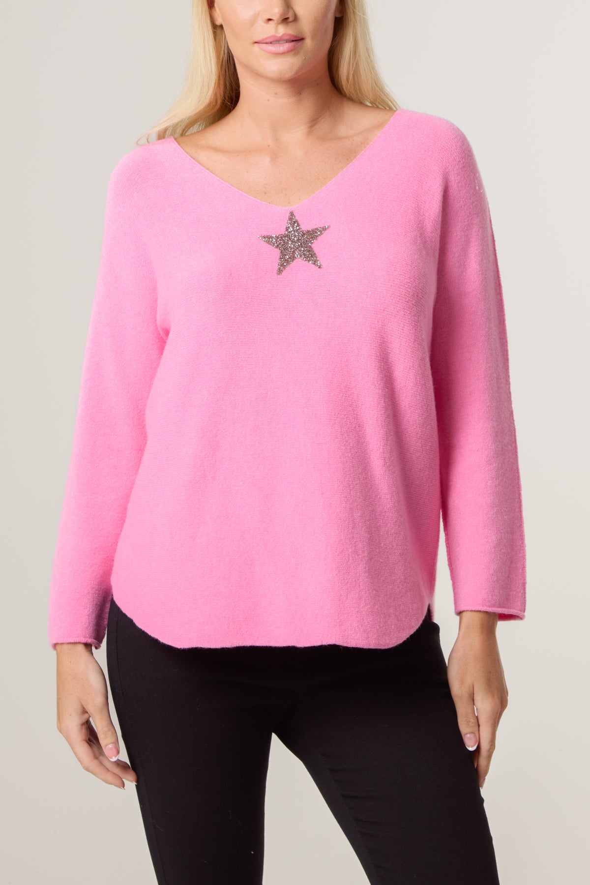 Diamante Star Soft Touch Jumper