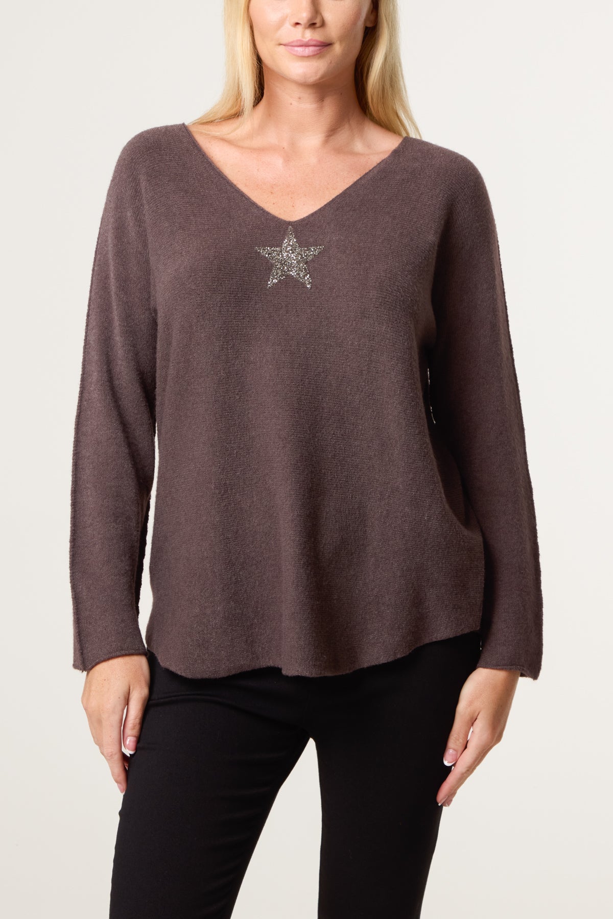 Diamante Star Soft Touch Jumper