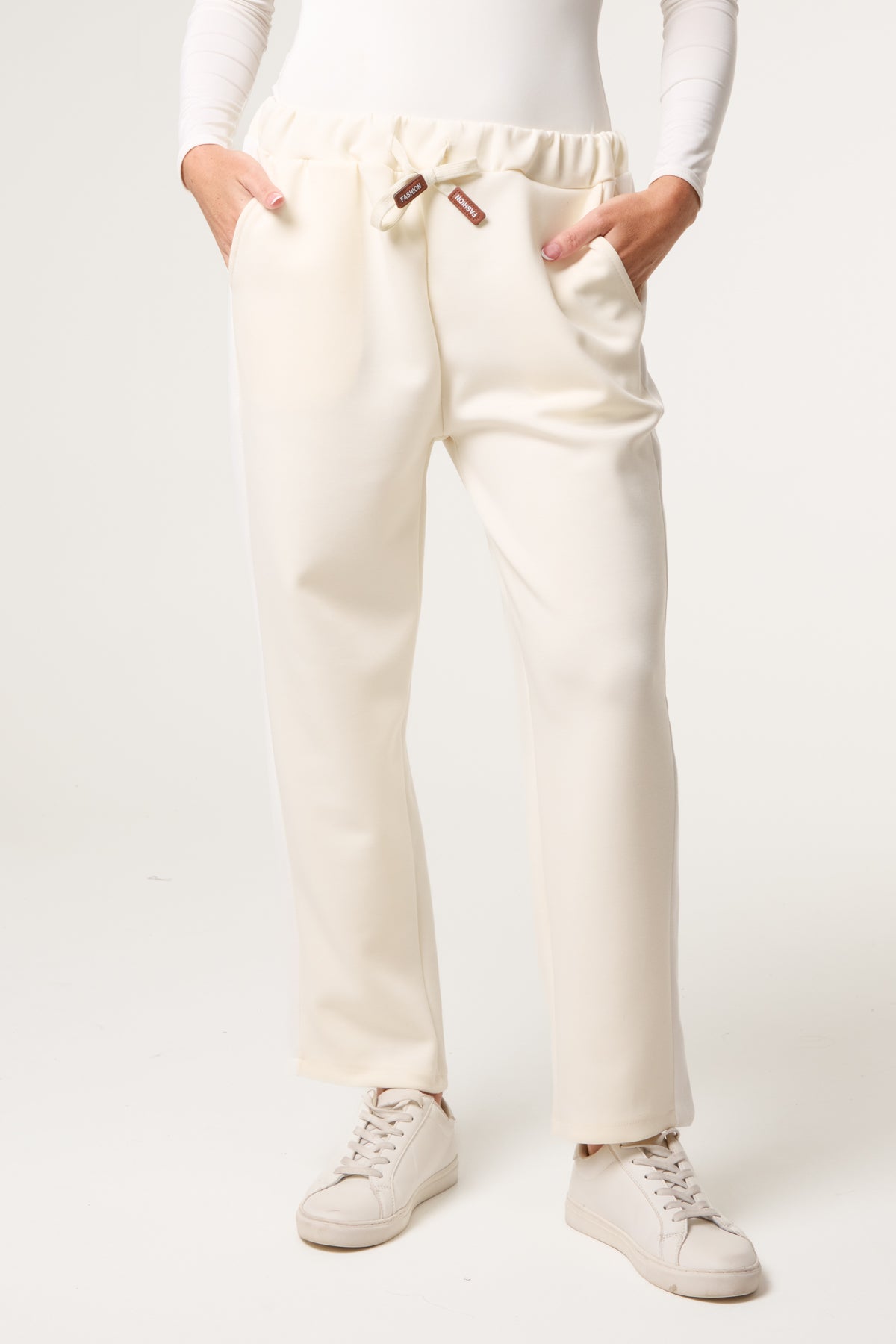 Side Stripe Drawstring Sweat Trousers