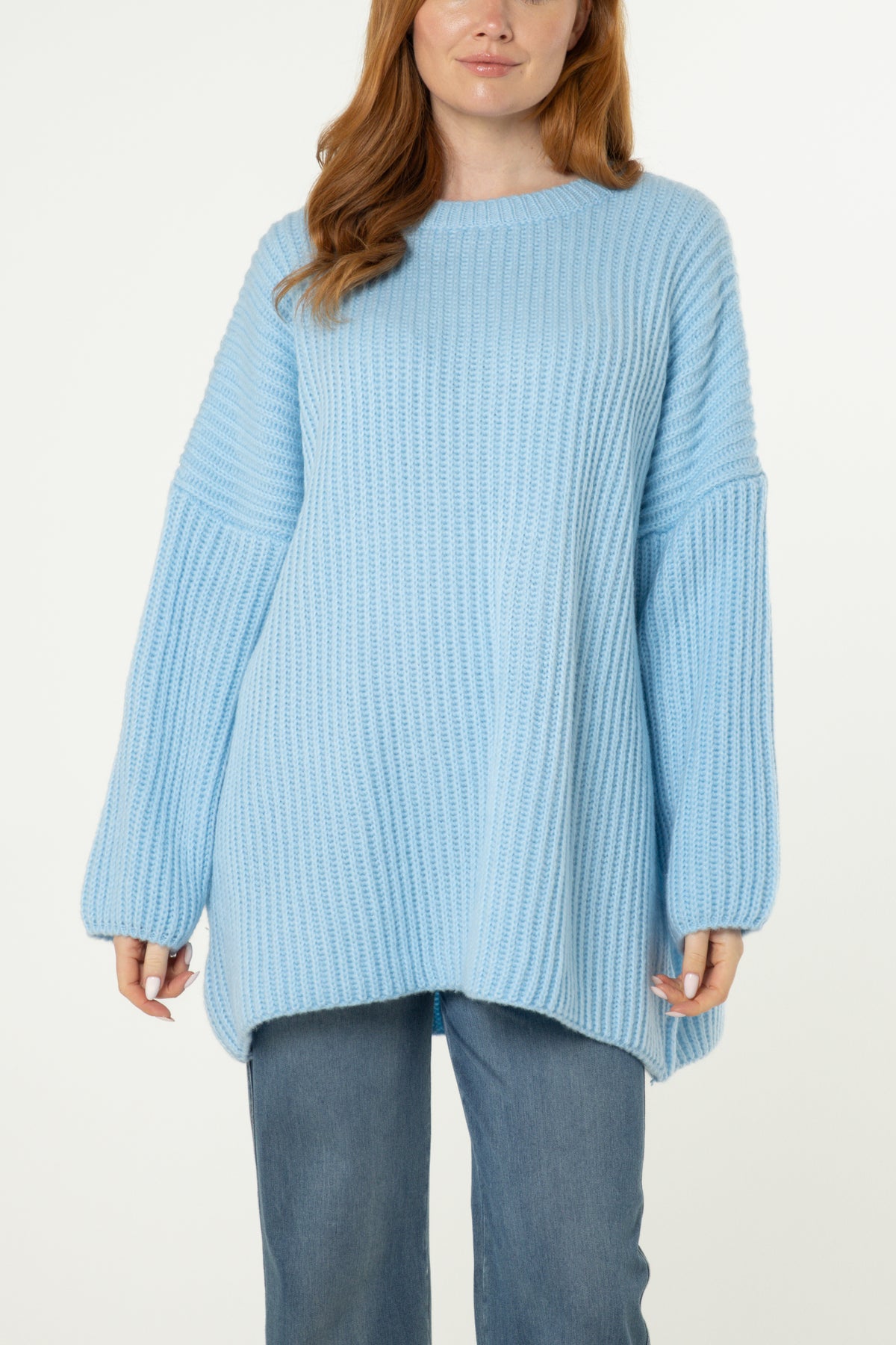 Oversized Rib Knit Jumper