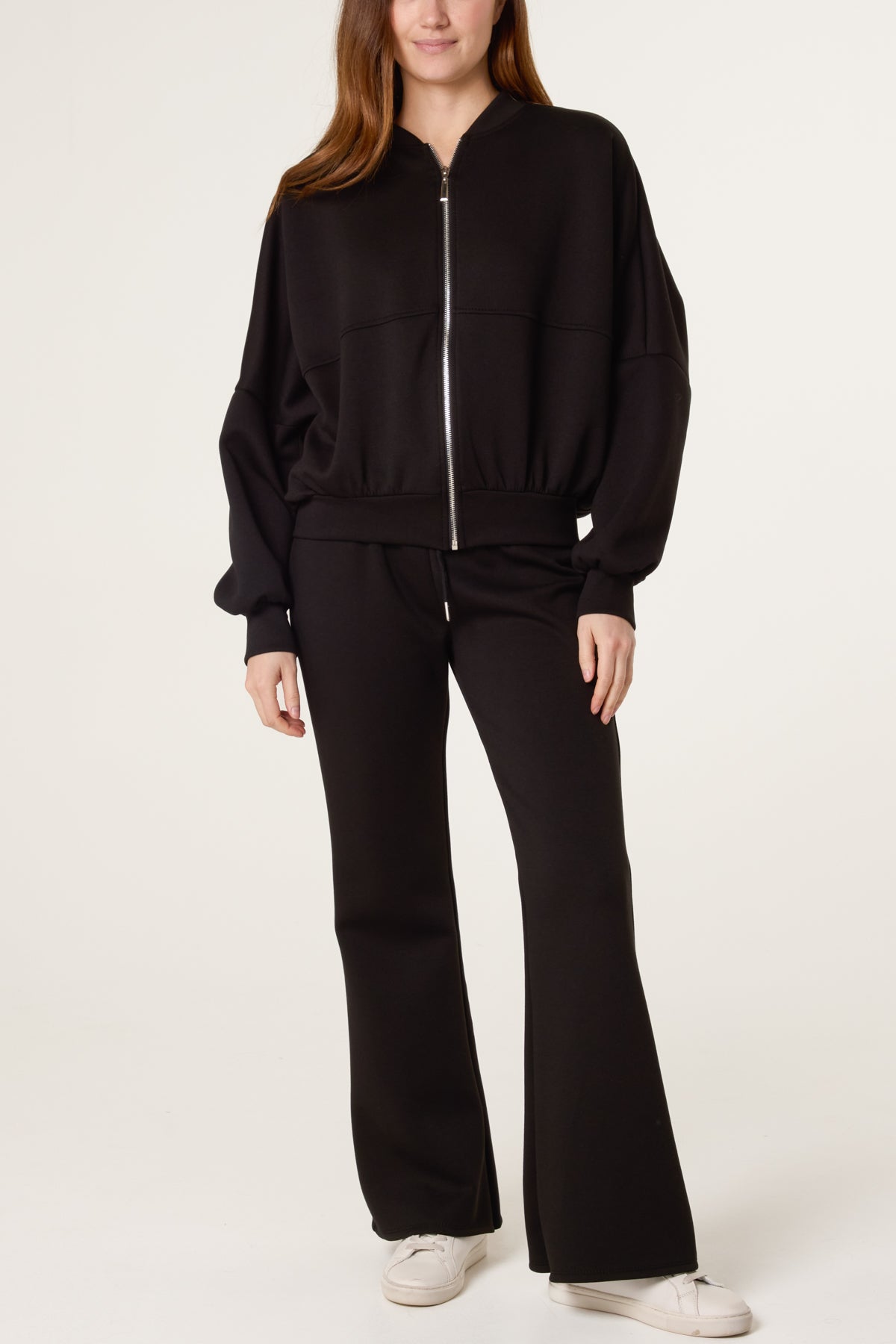 Bomber Jacket & Flare Trousers Set