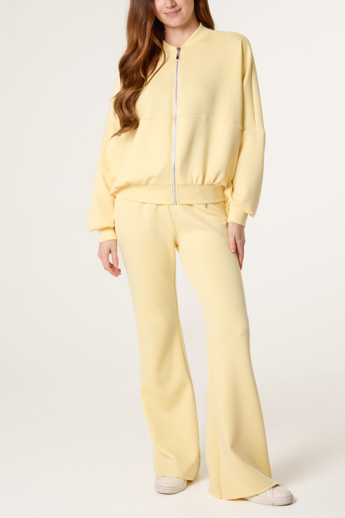 Bomber Jacket & Flare Trousers Set