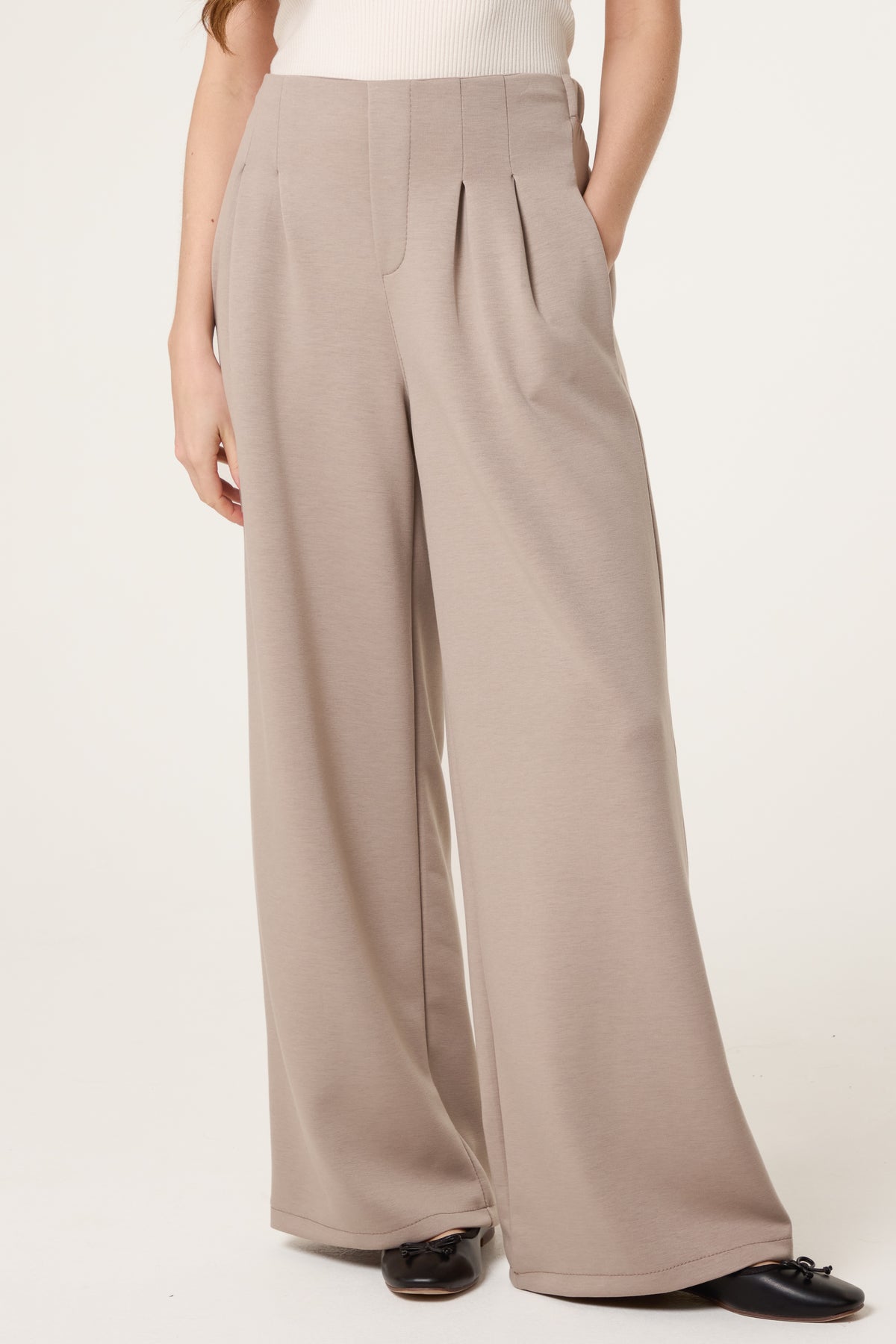 Soft Touch Front Crease Trousers