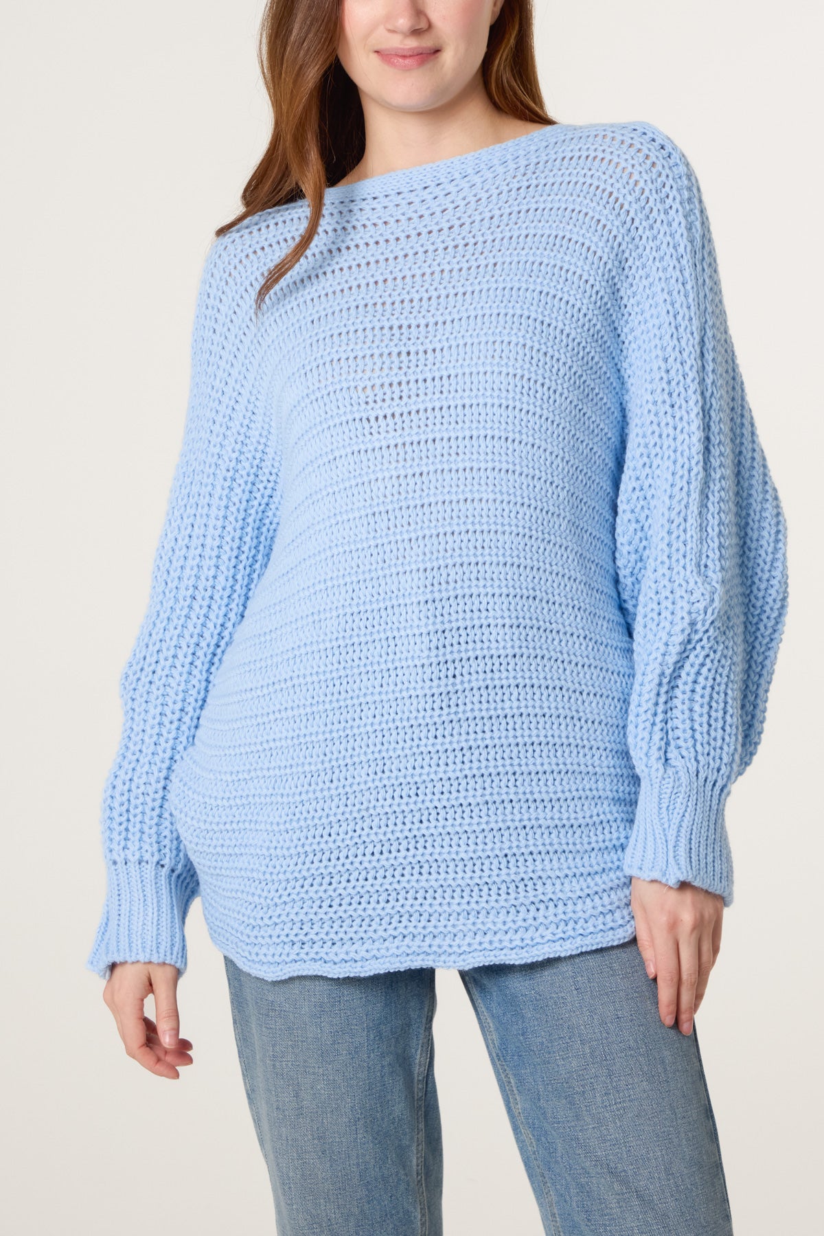 Bow Detail Chunky Knit Jumper