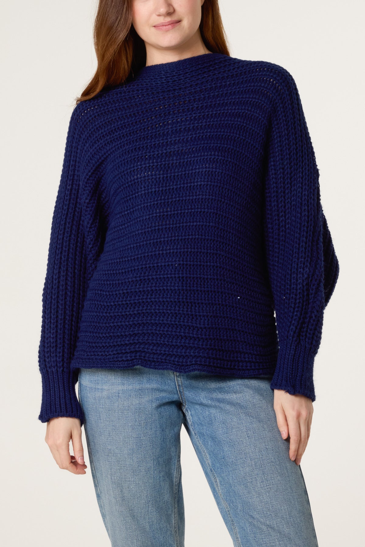 Bow Detail Chunky Knit Jumper