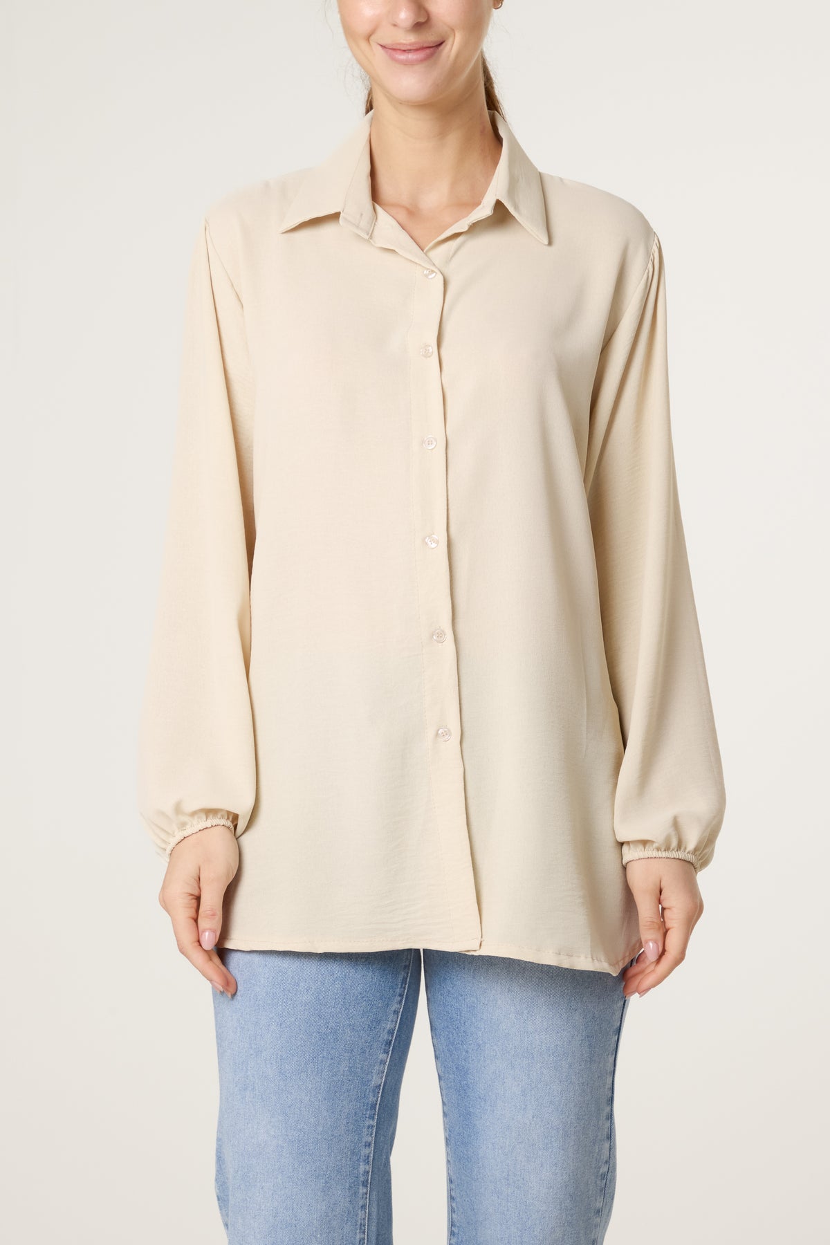 Collar Button Through Shirt