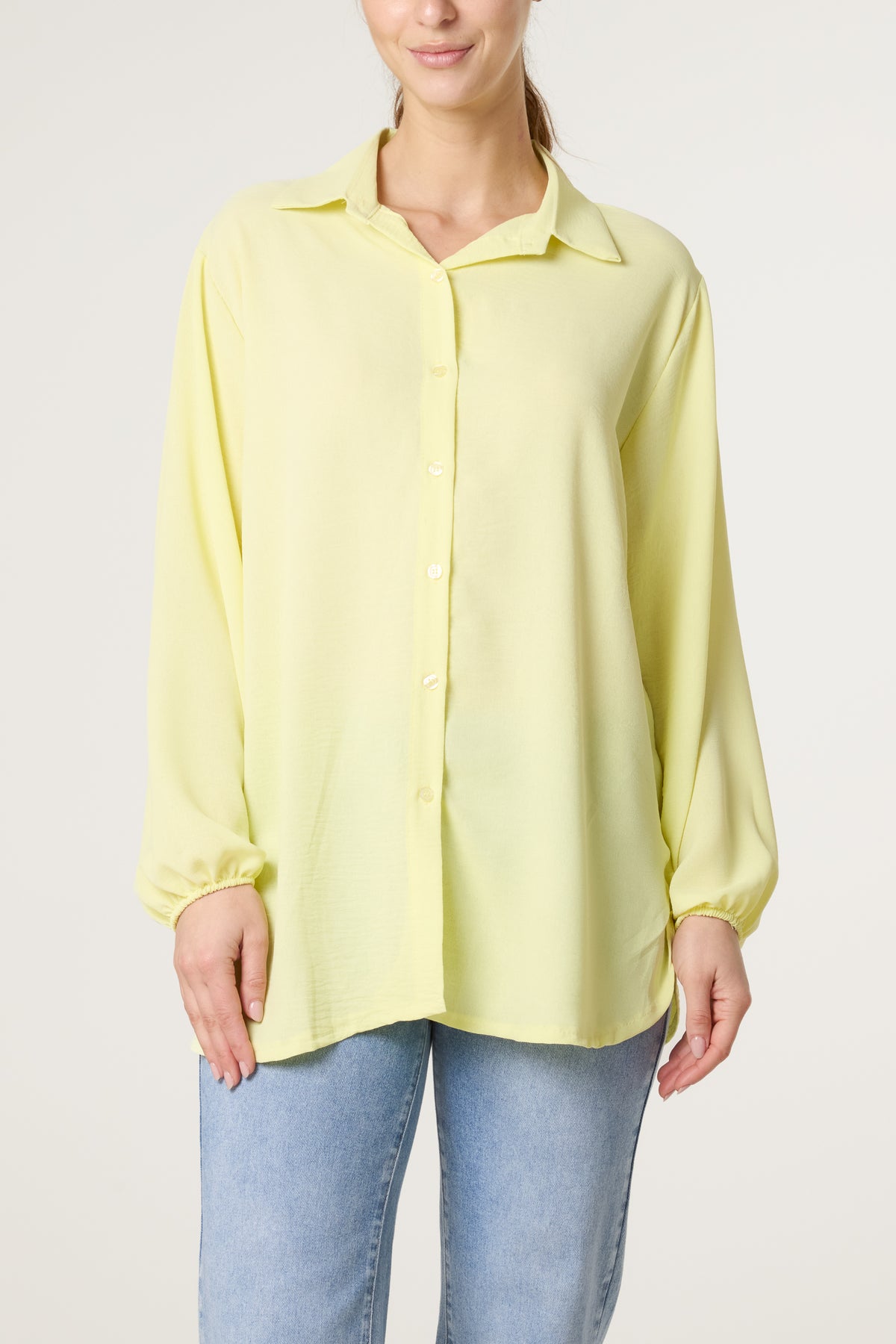 Collar Button Through Shirt