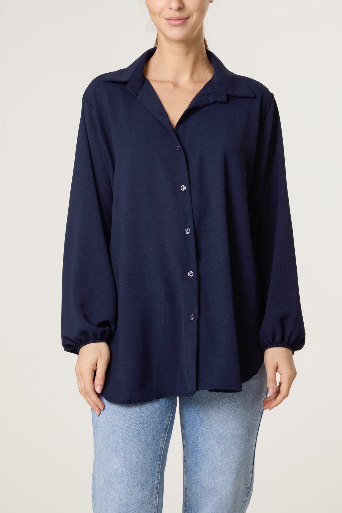 Collar Button Through Shirt